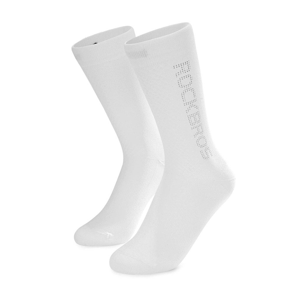 ROCKBROS Sportsocken Radsocken Kompressionsstrümpfe Fahrradstrümpfe (Spar-Set, 1-Paar, S) Reflexlogo, Kompression 15-20 mmHg, atmungsaktiv