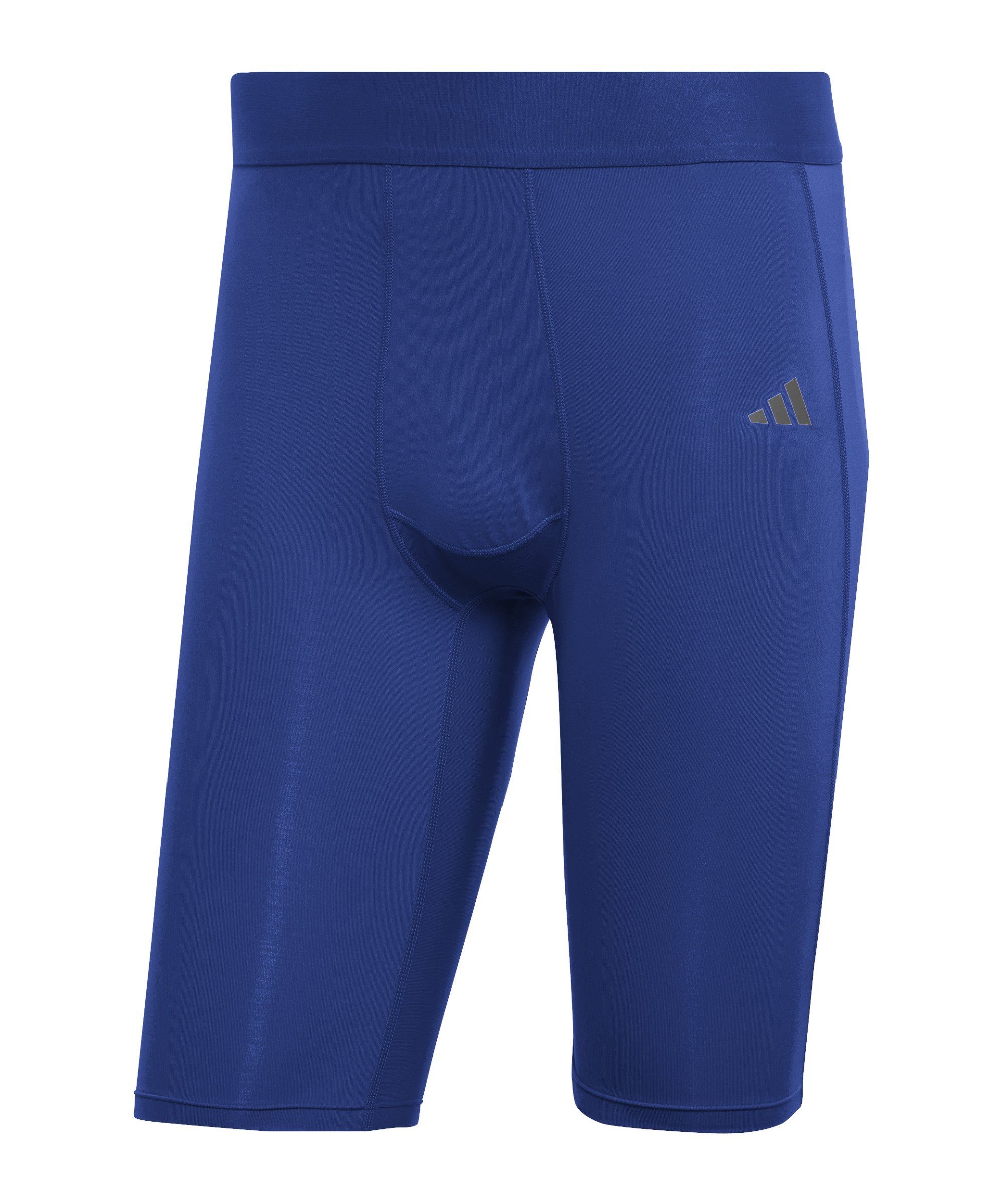 Funktionshose Techfit Performance Kids Tight Short Aeroready adidas blau