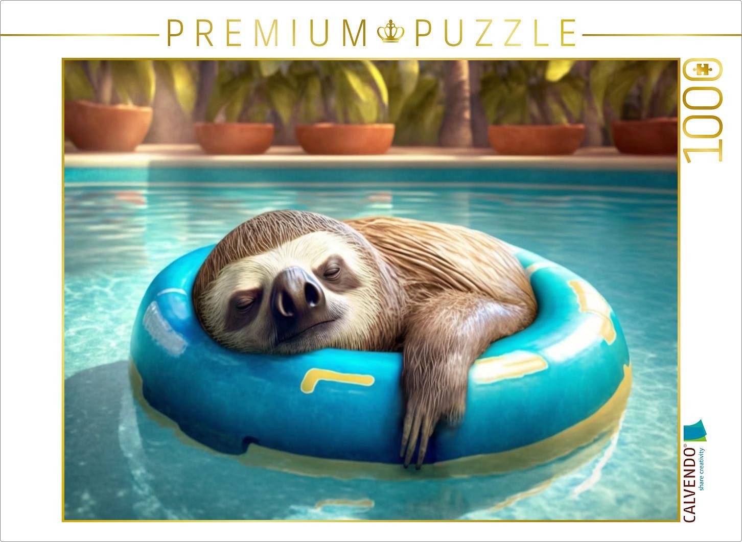CALVENDO Puzzle CALVENDO Puzzle Ein Motiv aus dem Kalender Der Kalender für echte Faul, 1000 Puzzleteile