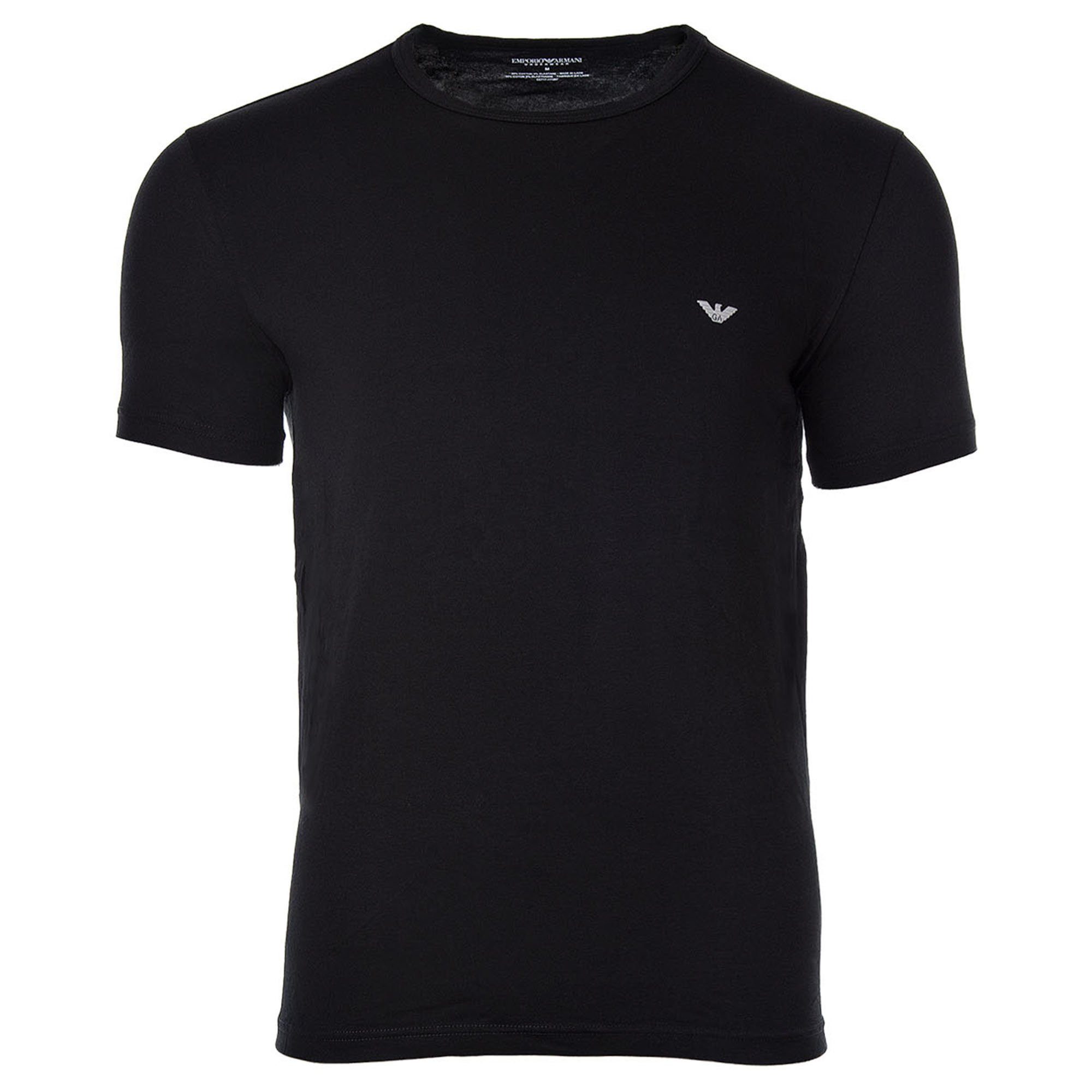 Emporio Armani T-Shirt Herren T-Shirt 2er Pack Baumwolle (Packung, 2er Pack)