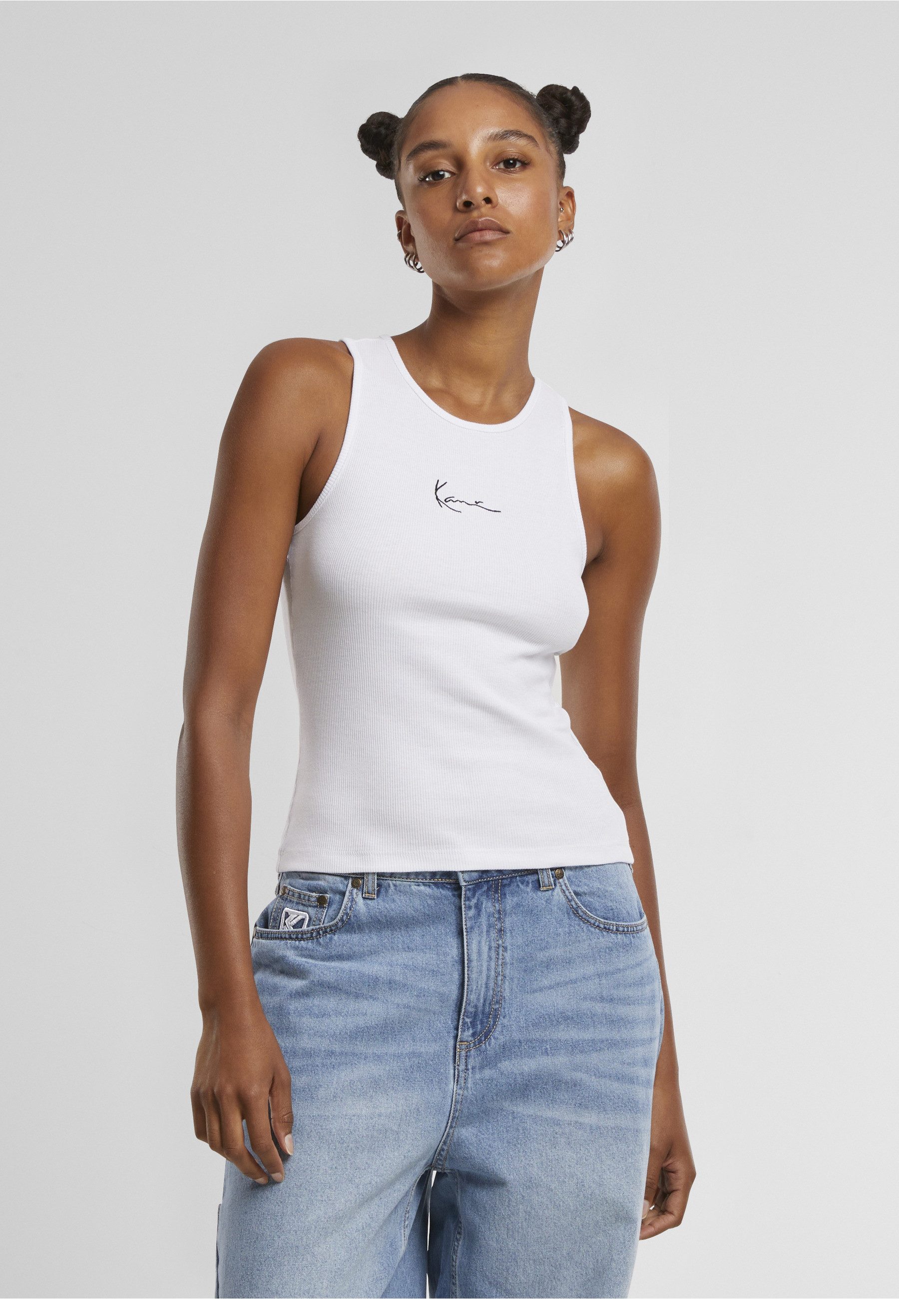 Karl Kani Muskelshirt Karl Kani Karl Kani Small Signature Racer Rib Top (1-tlg)