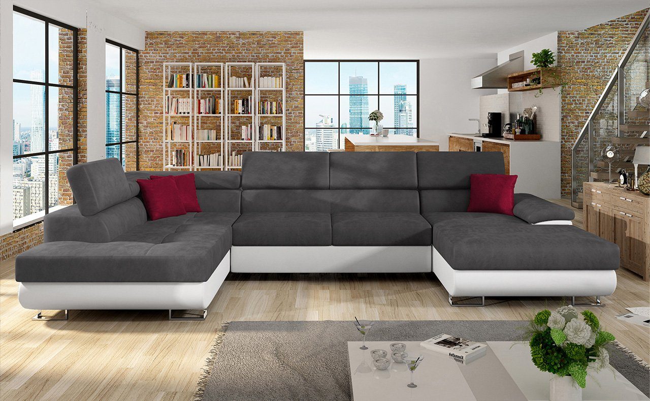 MIRJAN24 Wohnlandschaft Cotere Bis, mit Schlaffunktion günstig online kaufen