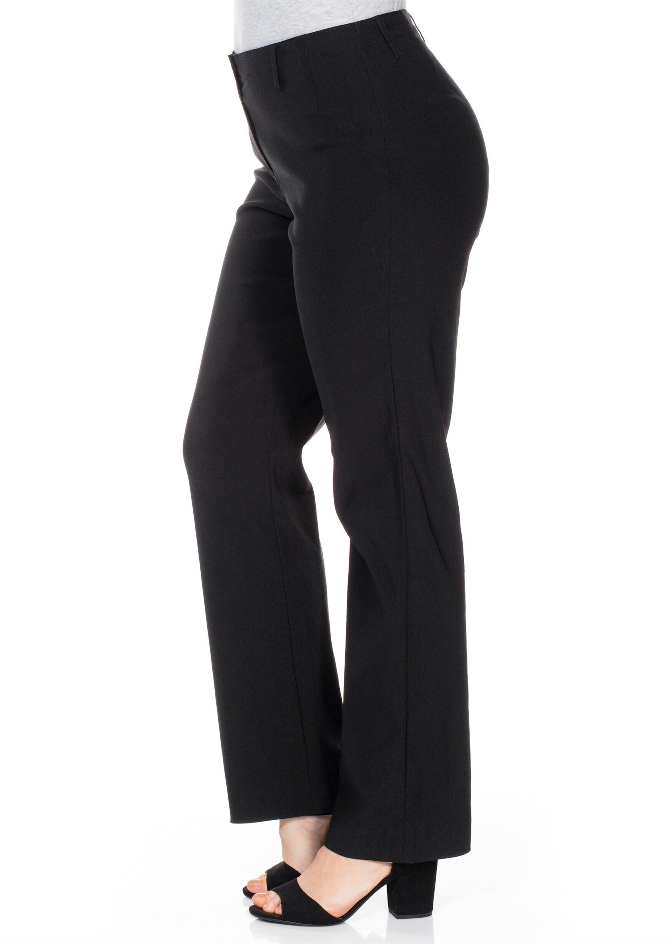 Sheego Jerseyhose Stretch-Hose »Die Bootcut« mit schmalem Bund
