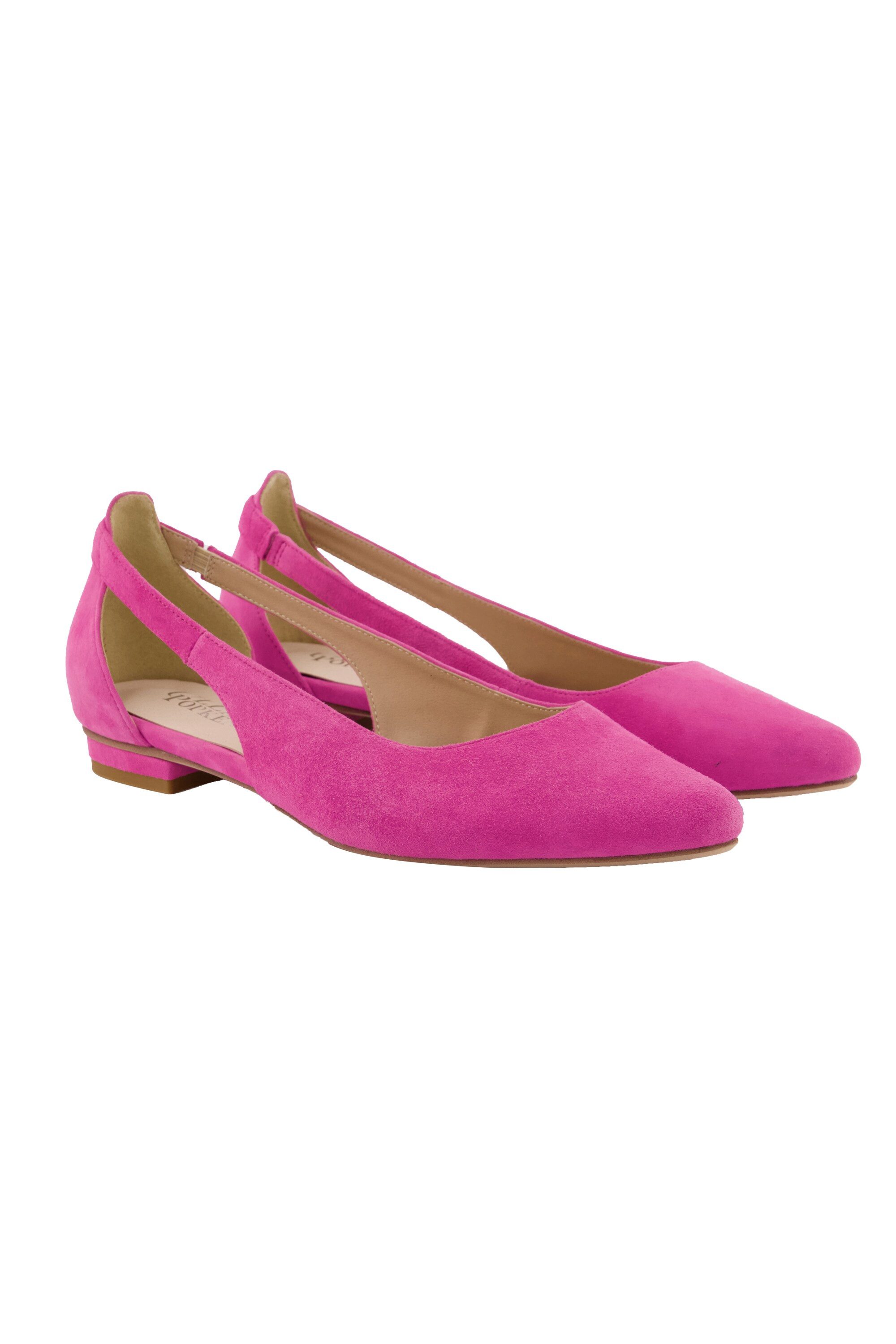 Ulla Popken Leder-Ballerinas Cut-Out Weite H günstig online kaufen