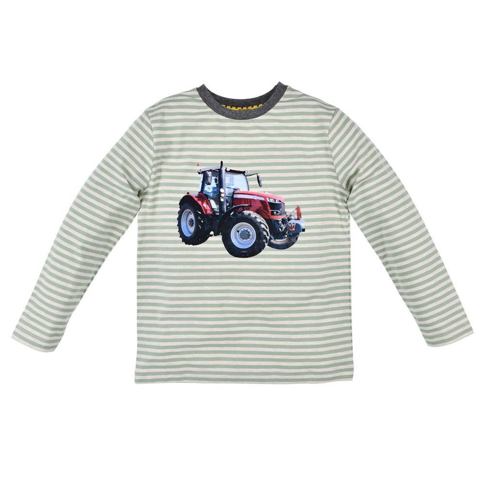BONDI T-Shirt BONDI Jungen Langarmshirt 'Traktor' 33167, Grün B