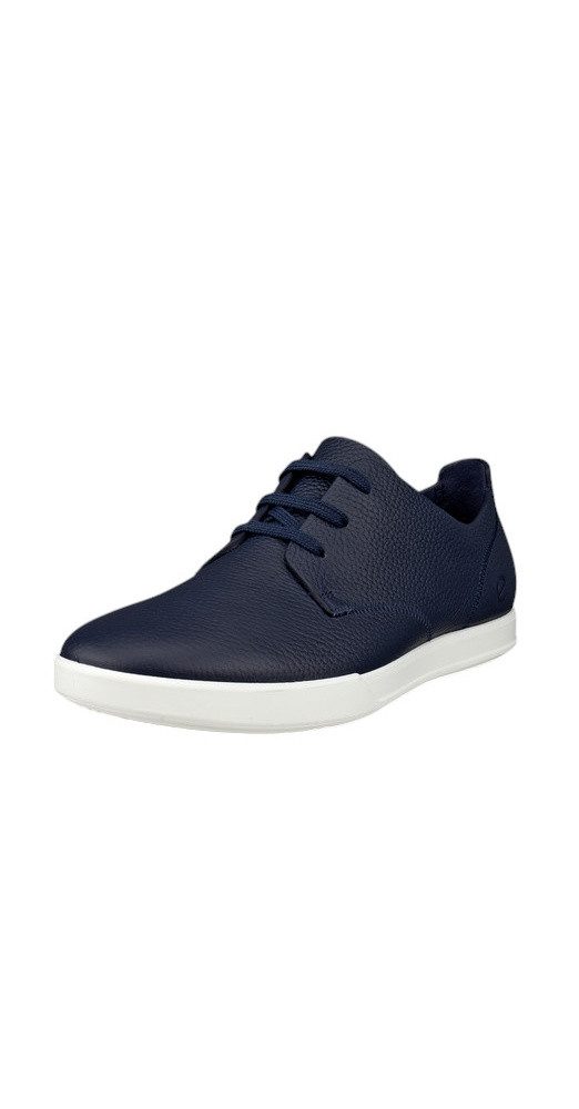Ecco Leisure Derby (ECCO-Leder) marineblau Herren Sneaker