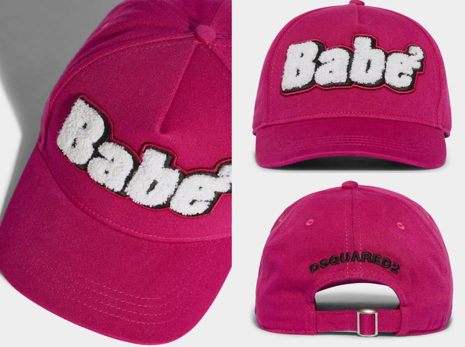 Dsquared2 Baseball Cap Dsquared2-Baseballcap-Babe-Pink-OS