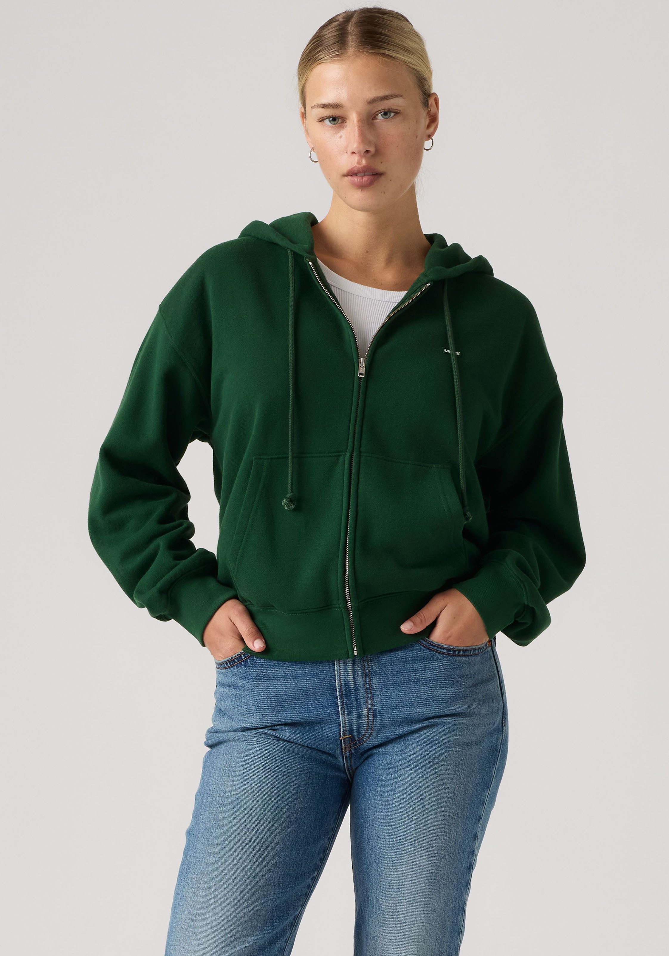 Levi's® Hoodie EVERYDAY FULL ZIP HOODIE SWEATSHIRT mit Logo Stickerei