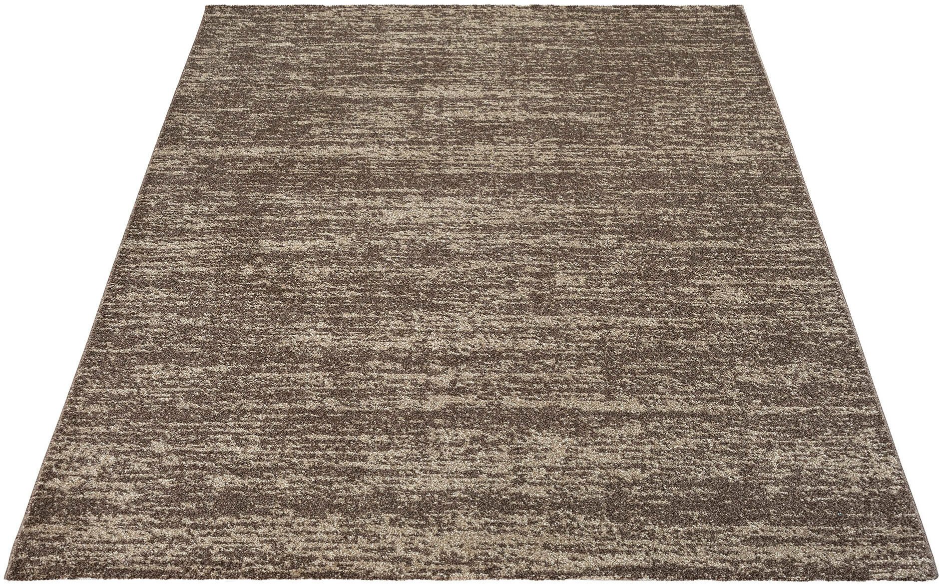 Sanat Teppich »Oslo«, rechteckig, 10 mm Höhe, meliert robuster Kurzflor, Wo günstig online kaufen