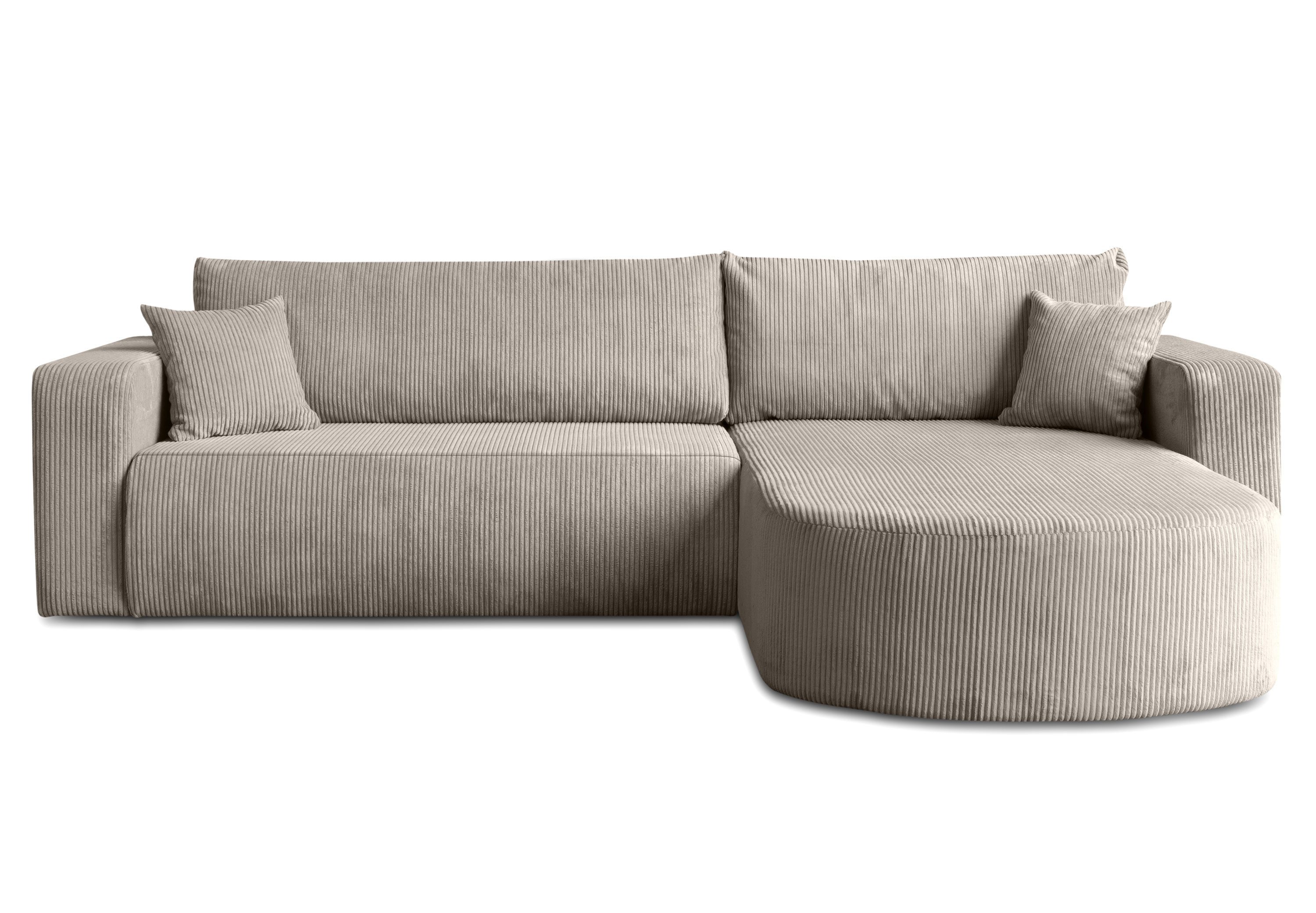 Lookway Ecksofa SOPRANO mit Schlaffunktion und Bettkasten, Schlaffunktion
