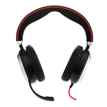 Jabra Evolve 80 Over-Ear-Kopfhörer (USB-C, Stereo MS, kabelgebunden, Kopfhörer, ohrumschließend)