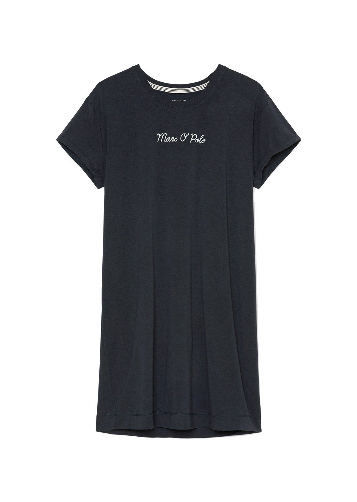 Marc O'Polo Nachthemd Damen Nachthemd - Sleepshirt, Rundhals, Logo