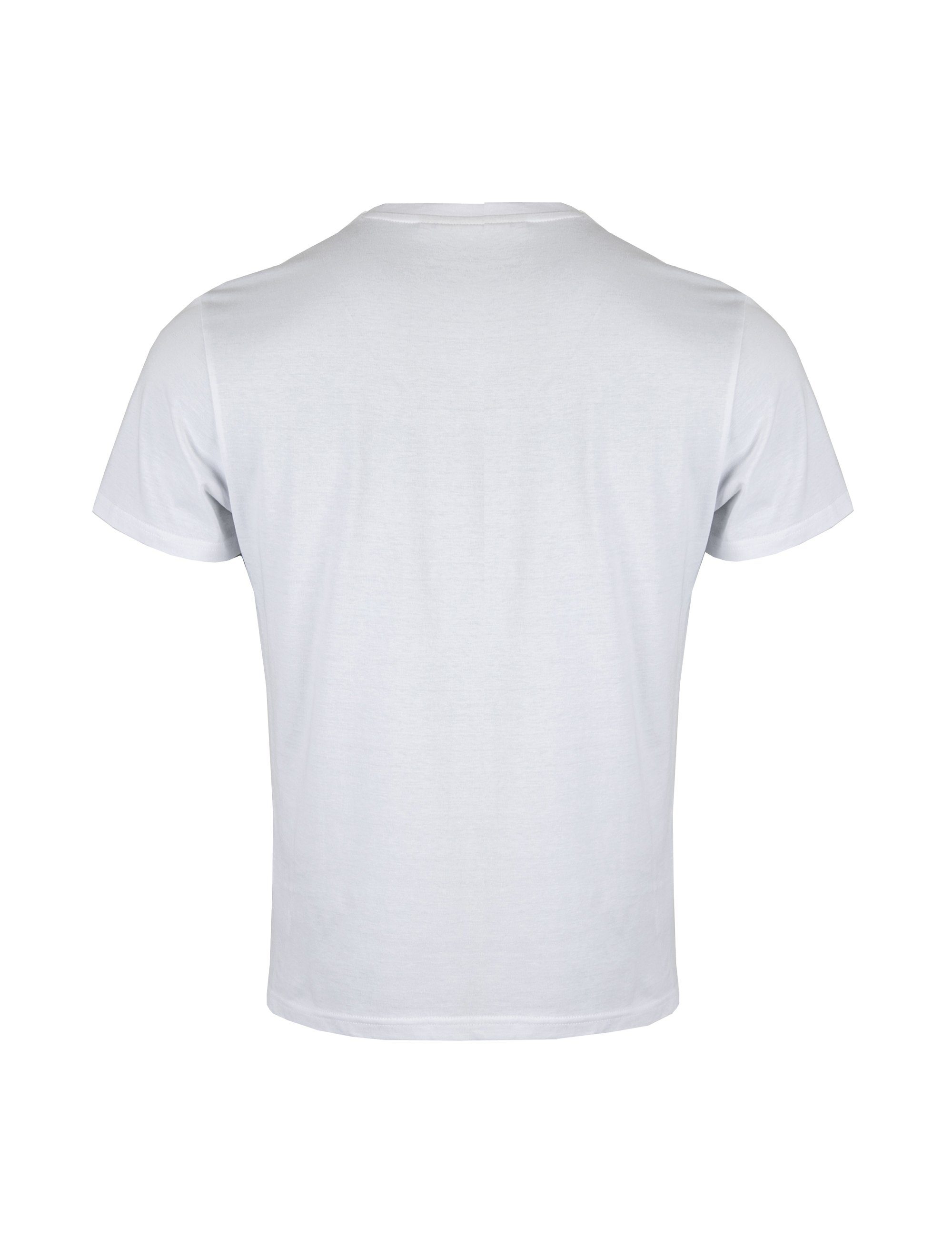 Basic australia Baumwolle Rundhalsausschnitt, ROADSIGN T-Shirt Pack) (Doppelpack, 2er-Pack) mit 2-tlg., weiß 100 (2-er %