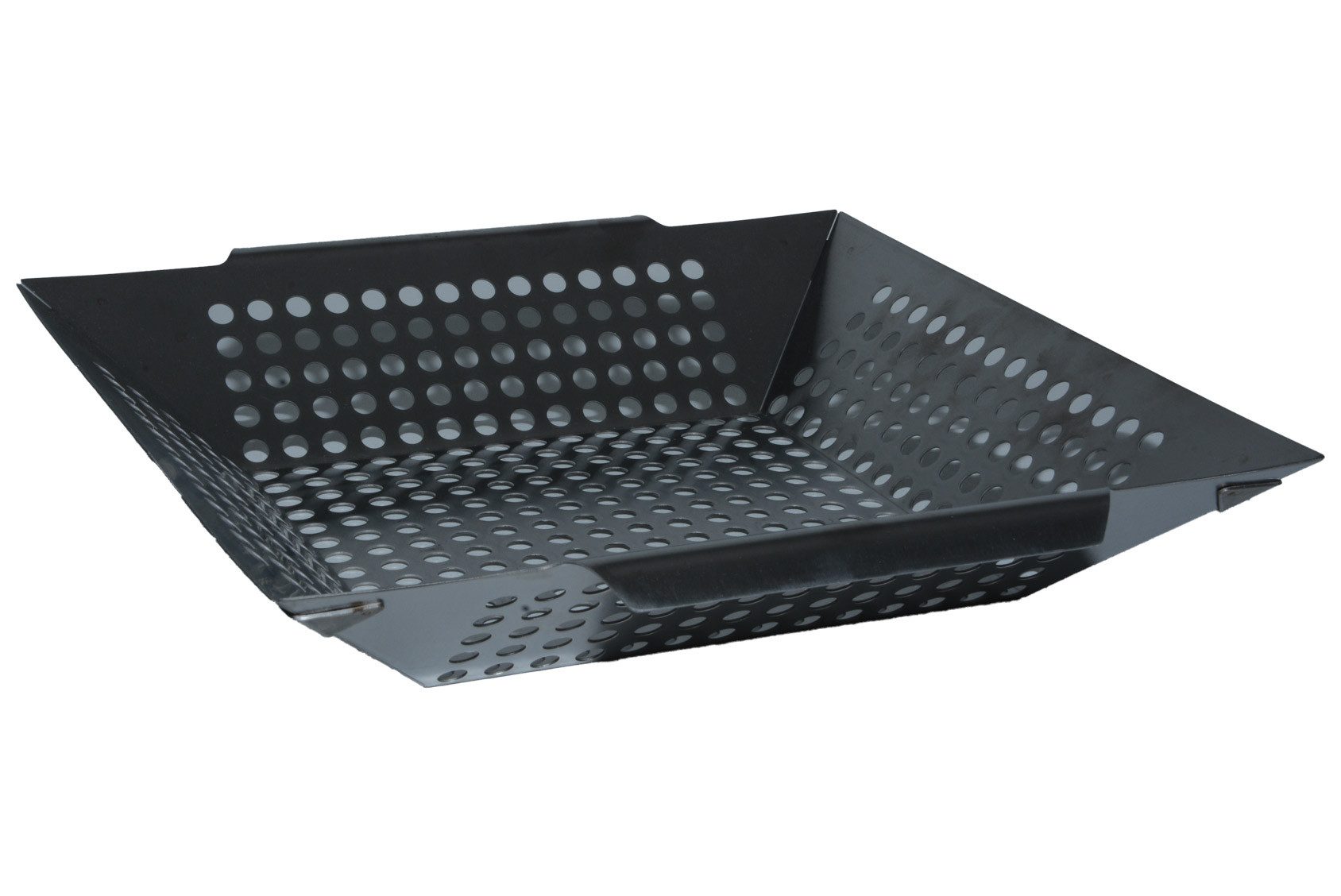 Santos Grillpfanne, Edelstahl, Gemüsekorb XXL, Grillpfanne Edelstahl optimal für Fisch und Gemüse