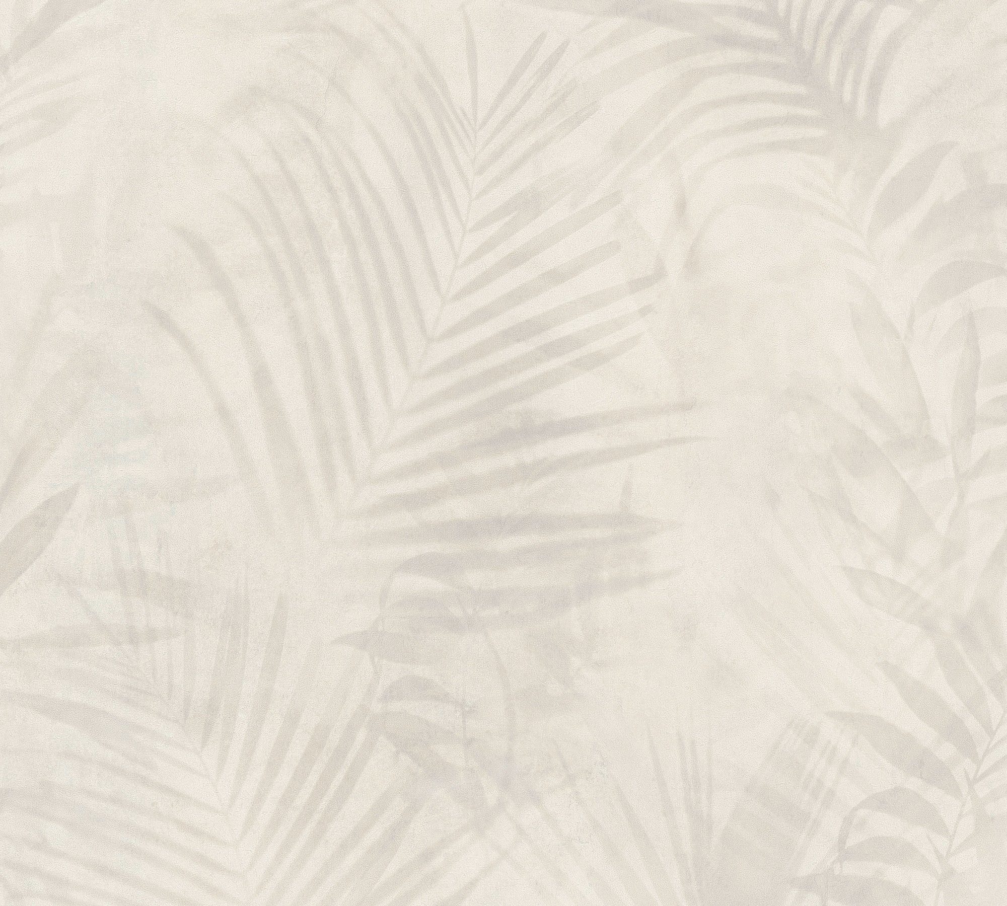 Tropical Bude Dschungeltapete mit floral, Création Vliestapete Palmen Palmenblättern, A.S. 2.0 Concret Neue Tapete braun