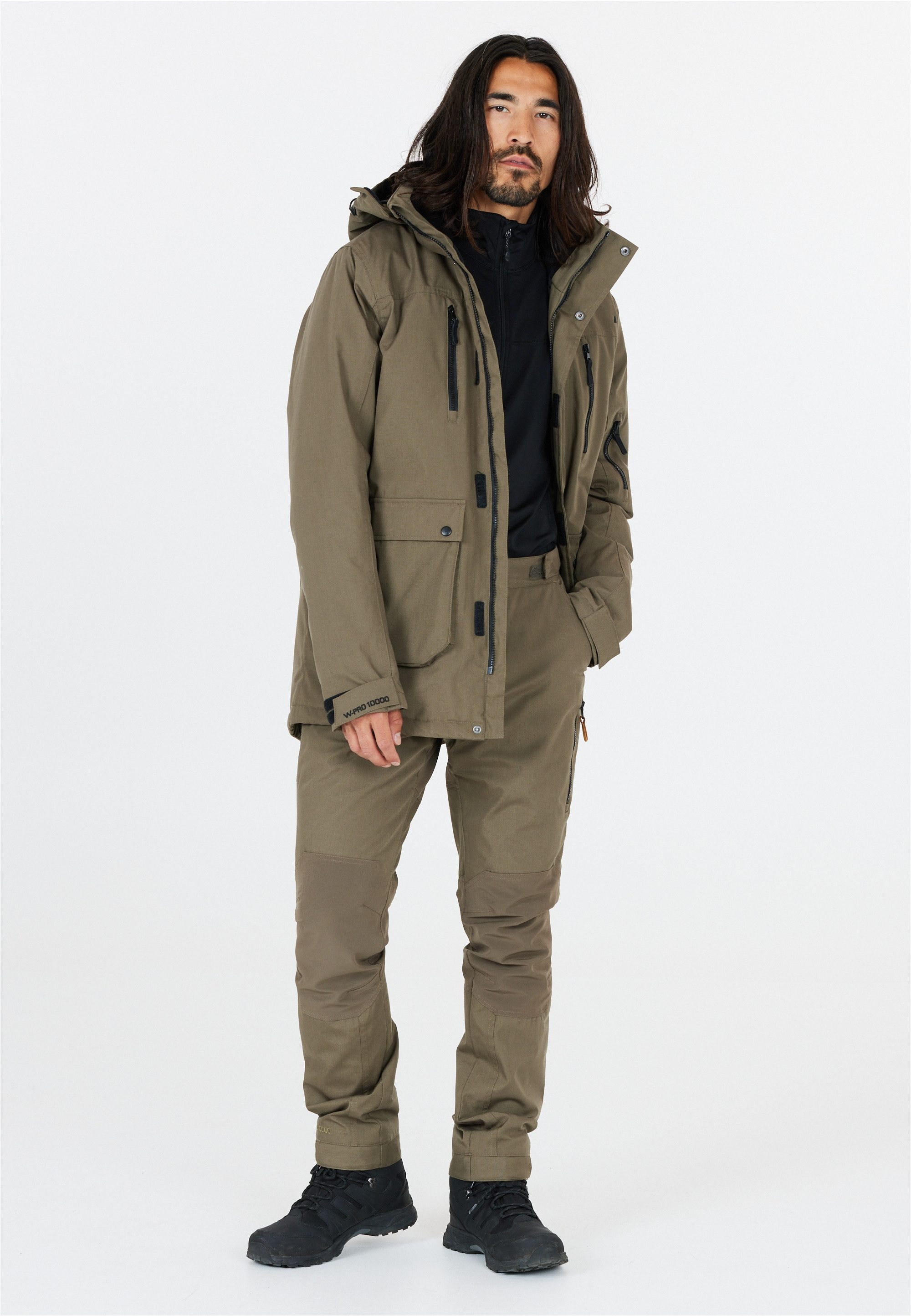 WHISTLER Cargohose Wander in wasserdichter Qualität mit 10.000 mm Wassersäu günstig online kaufen