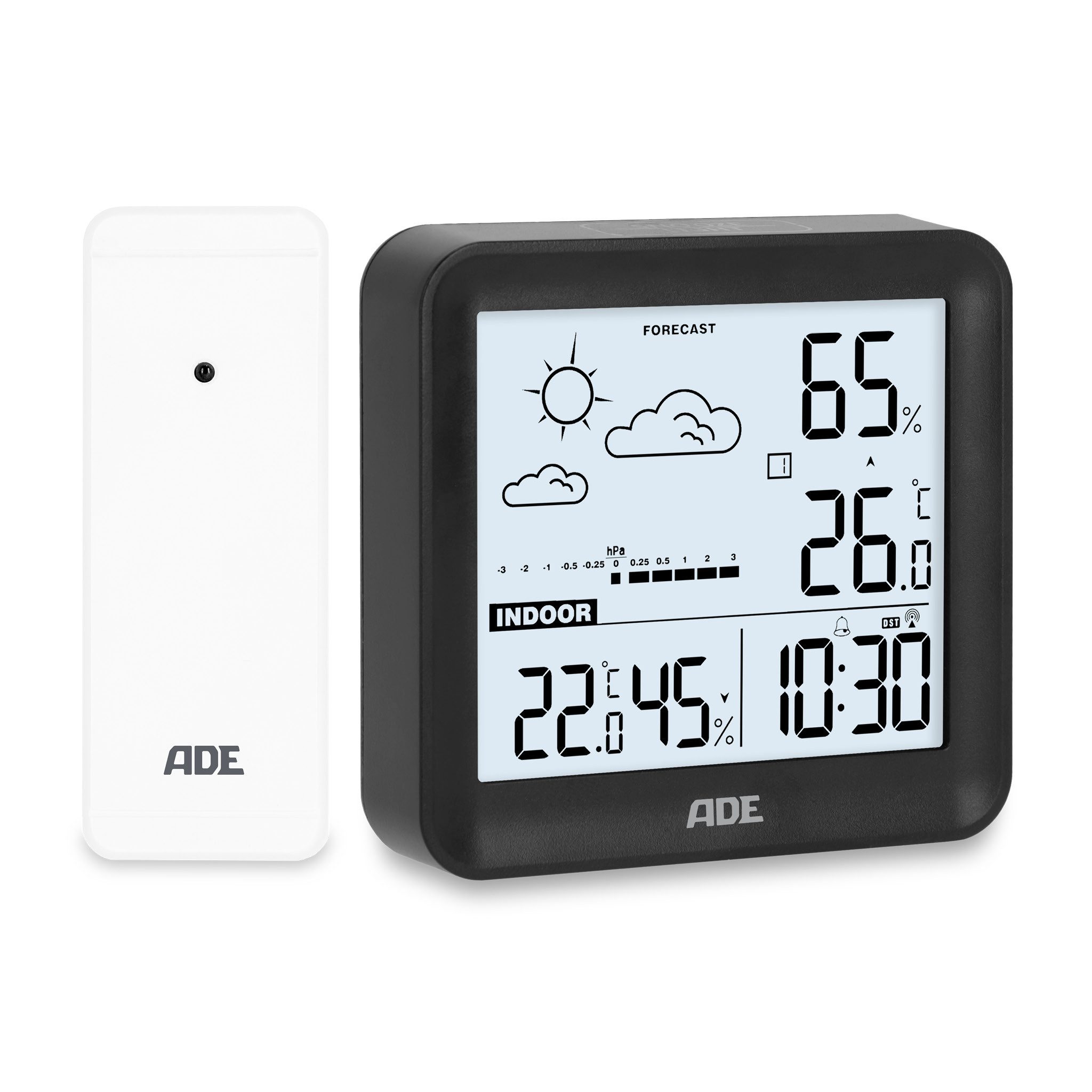 Funkwetterstation Kleine digitale Wetterstation mit Außensensor