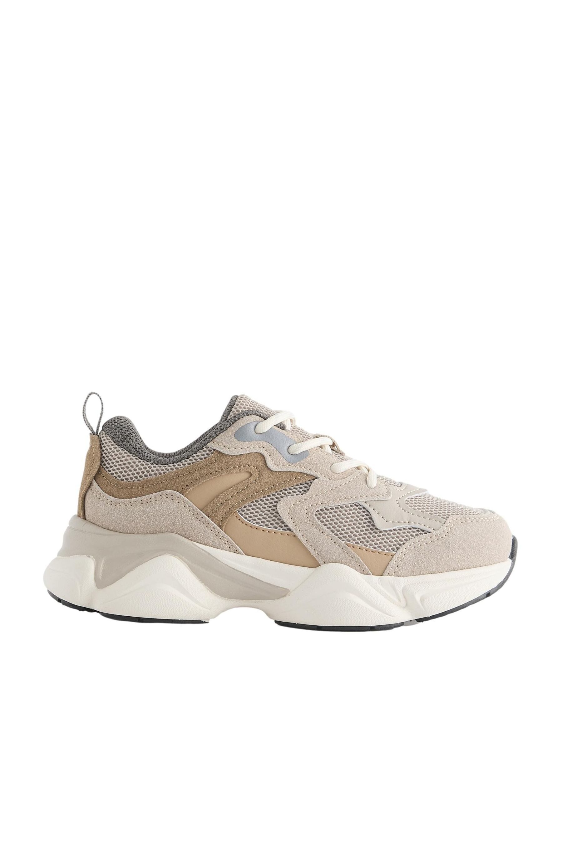 Next Schnürsneaker aus Veloursleder und Mesh günstig online kaufen