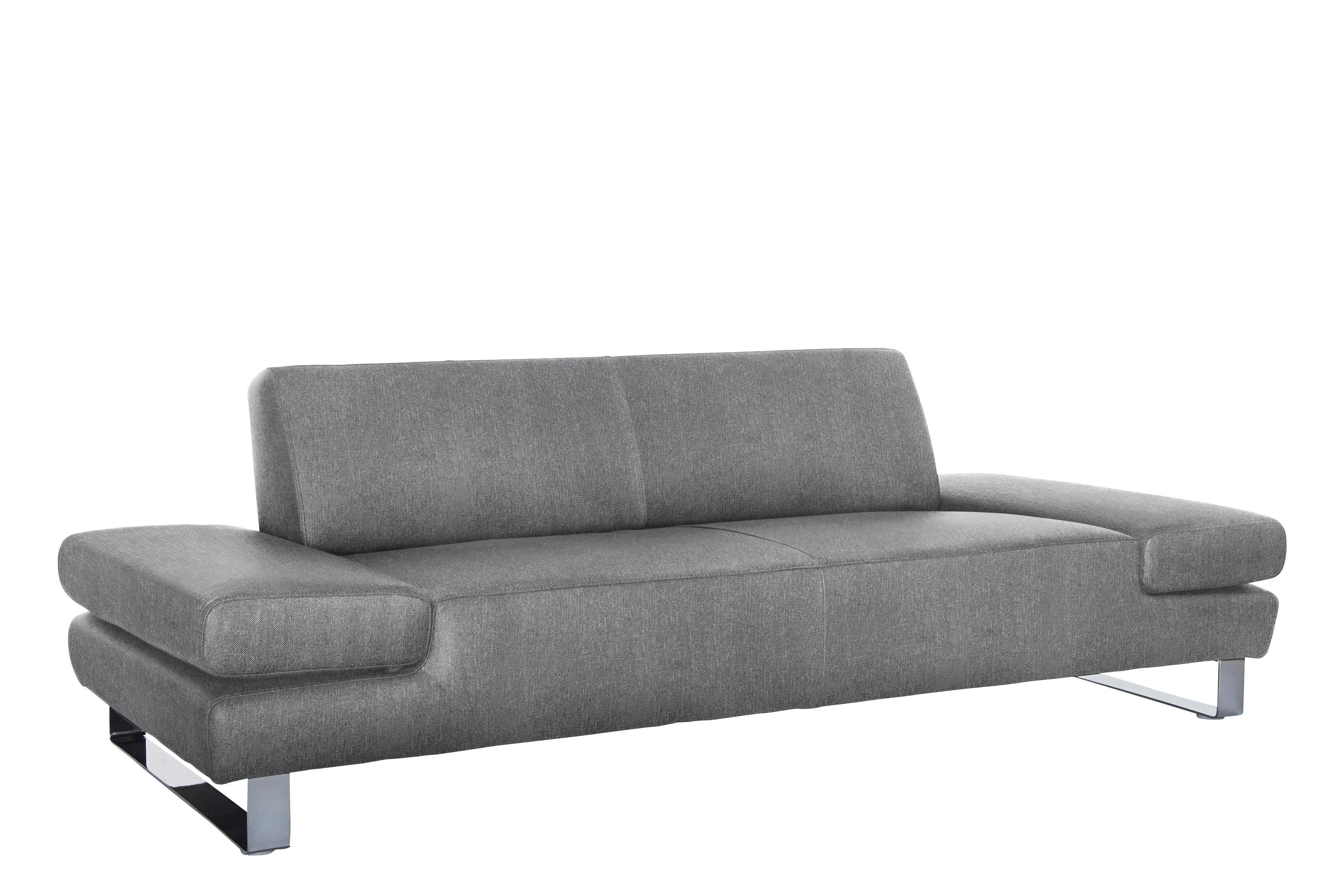 W.SCHILLIG 3-Sitzer taboo Designsofa mit hohem Sitzkomfort, mit Übertiefe, inklusive Armlehnenverstellung