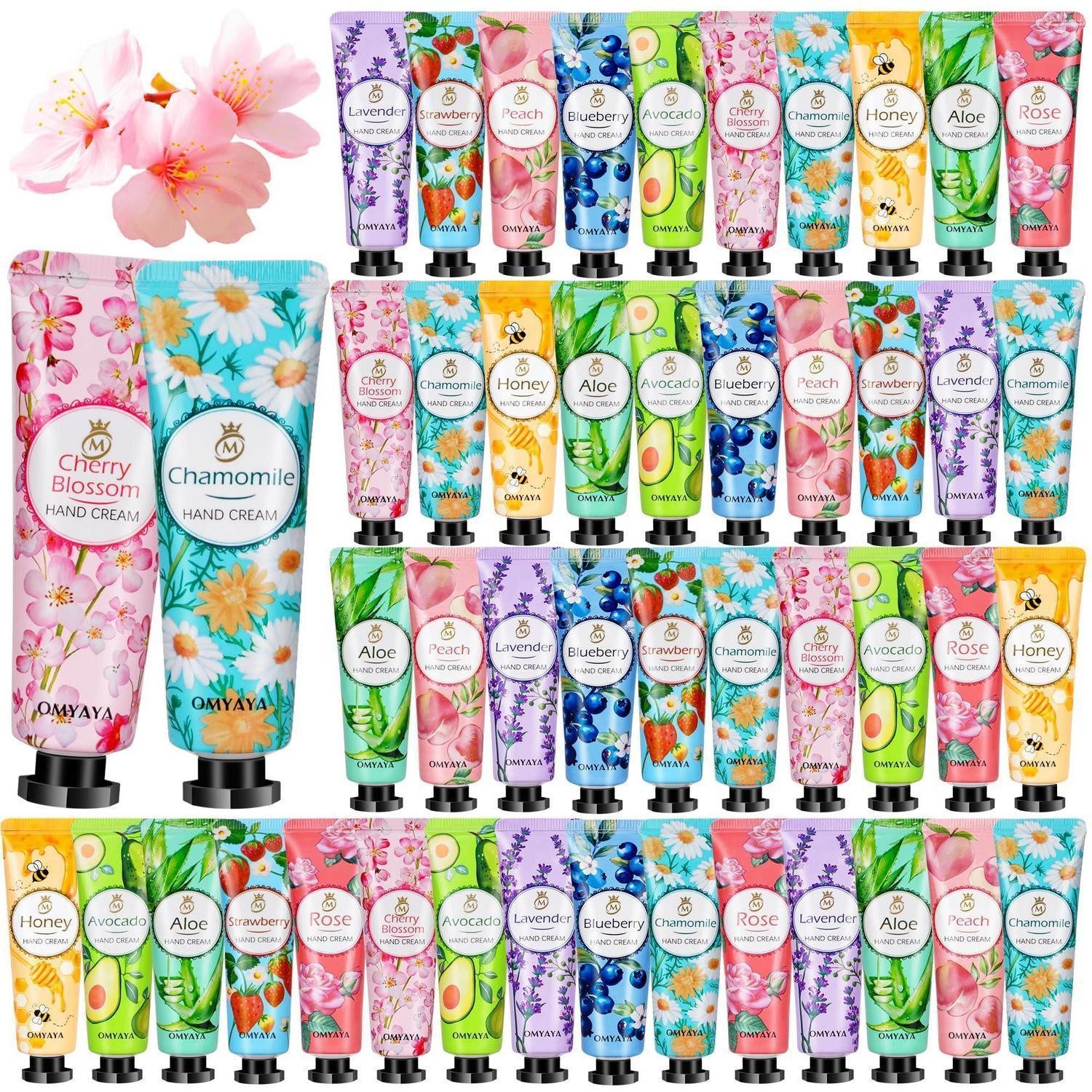 LuxusKollektion Handcreme Handcreme Set 80 Stk. 10 Düfte Mini