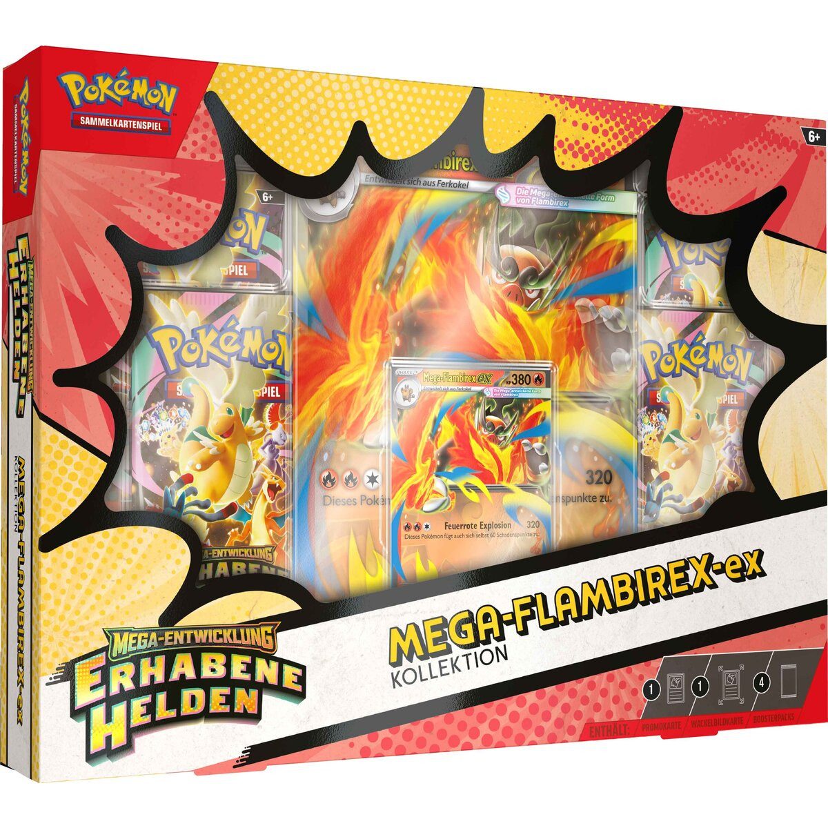 Amigo Spiel + Freizeit GmbH Sammelkarte Pokemon Mega-Entwicklung ex Kollektion, 3-fach sortiert – Bild 5 von 5