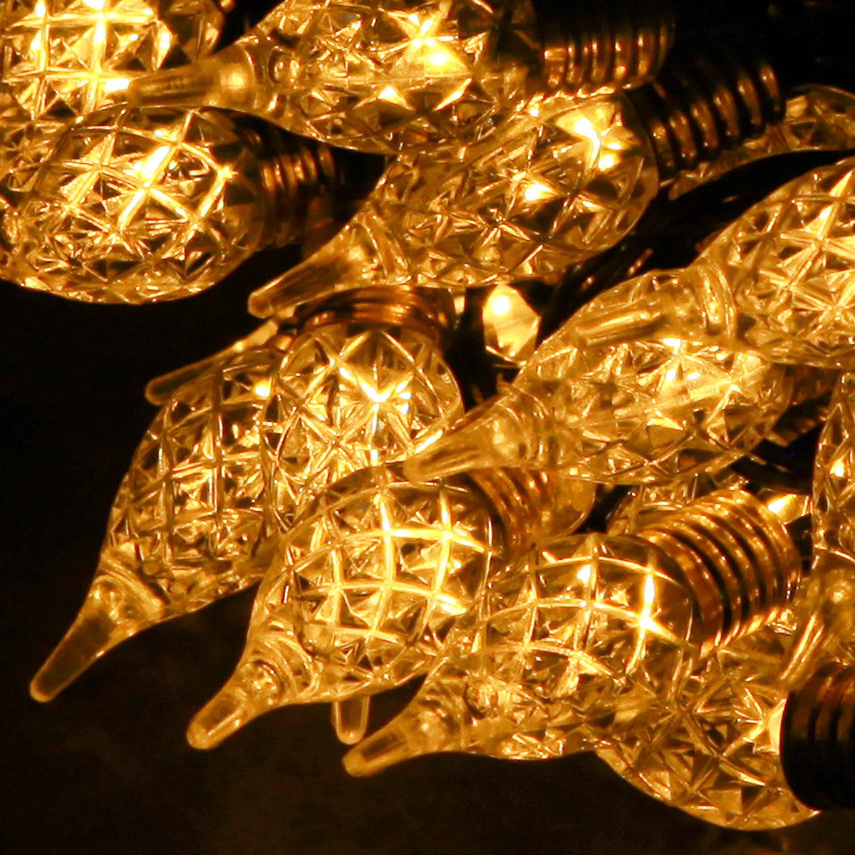 Kaemingk LED-Lichterkette LED Lichterkette Vintage Timer Batterie Innen 50 LED 490cm