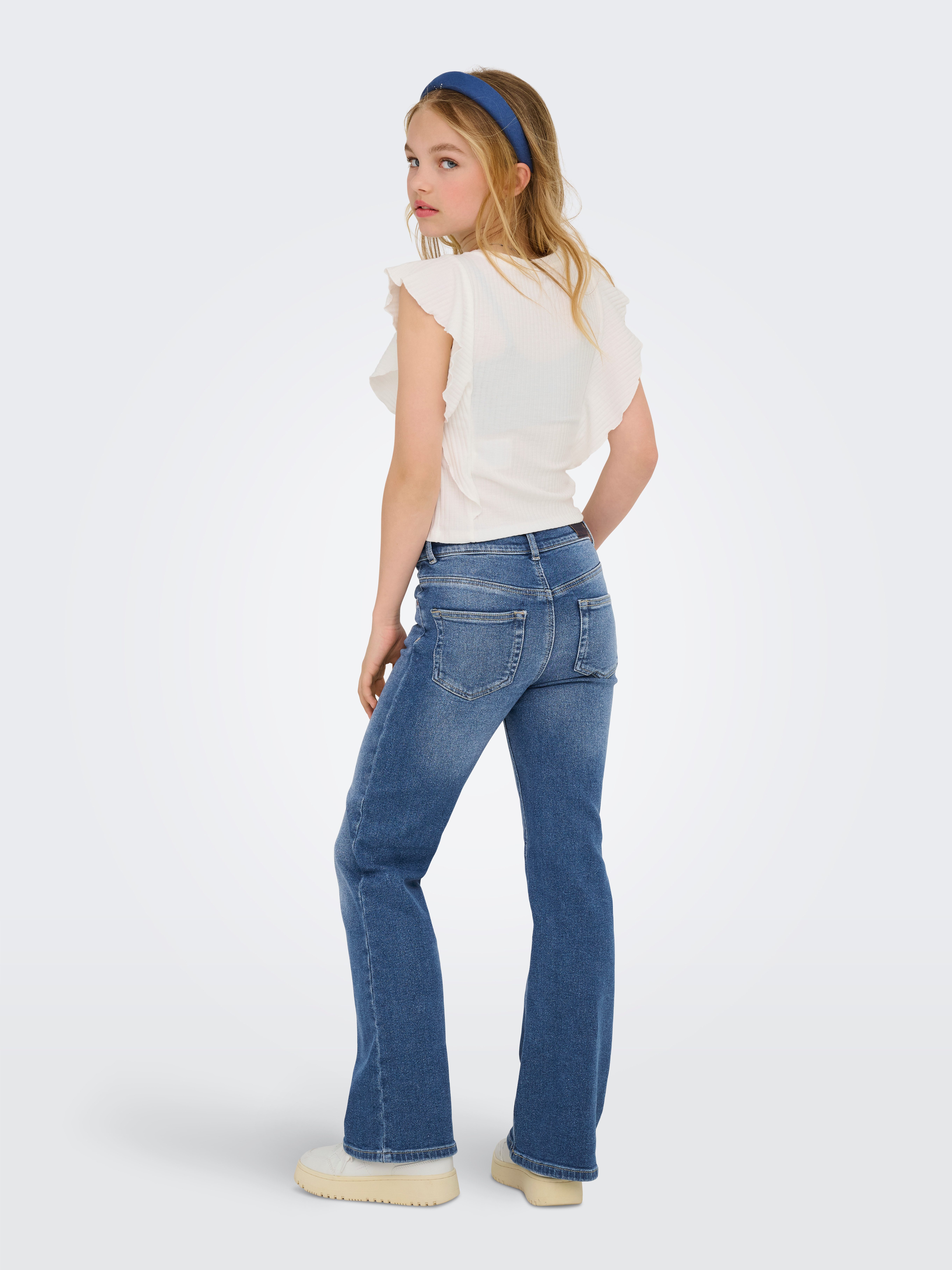 KIDS ONLY Bootcut-Jeans KOGJUICY LIFE FLARED DNM CRO557 NOOS
