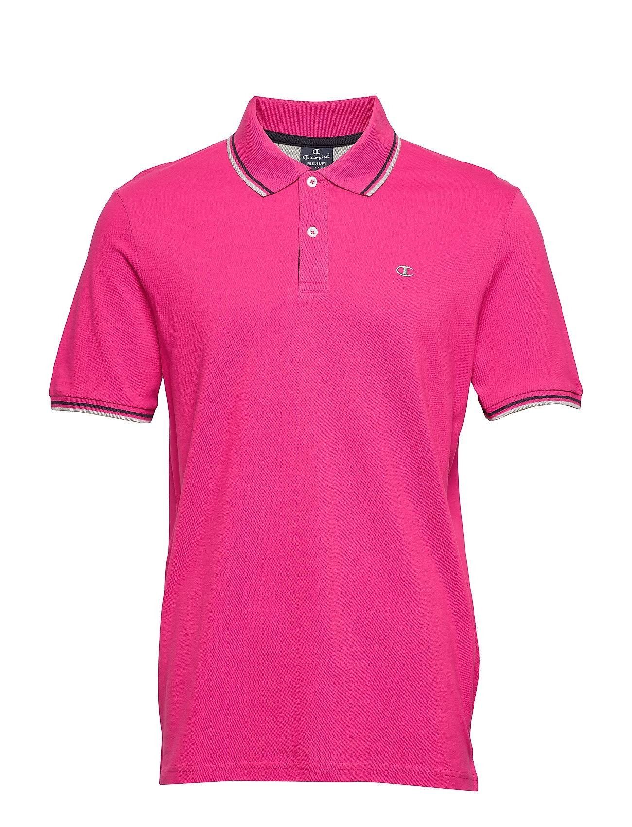 Champion Poloshirt Champion Hr. Polo Shirt Auth 211847 pink