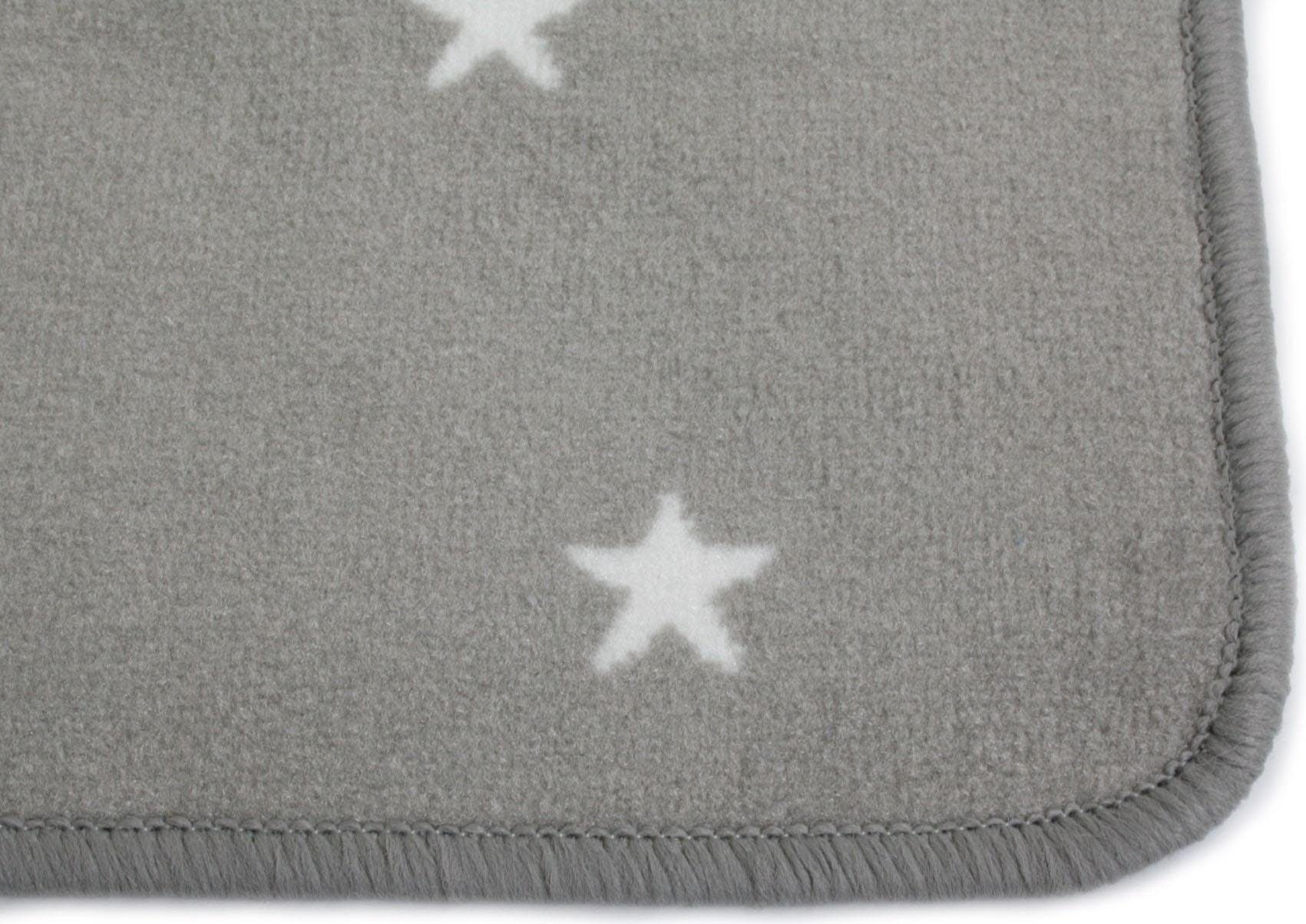 Primaflor-Ideen in Textil Kinderteppich STELLA, Made in Belgium, rechteckig, Höhe: 5 mm, Motiv Sterne, Kinderzimmer