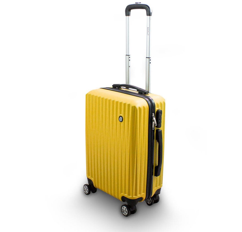 Barut Hartschalen-Trolley Barut Reisekoffer M Modell General Gelb, 4 Rollen
