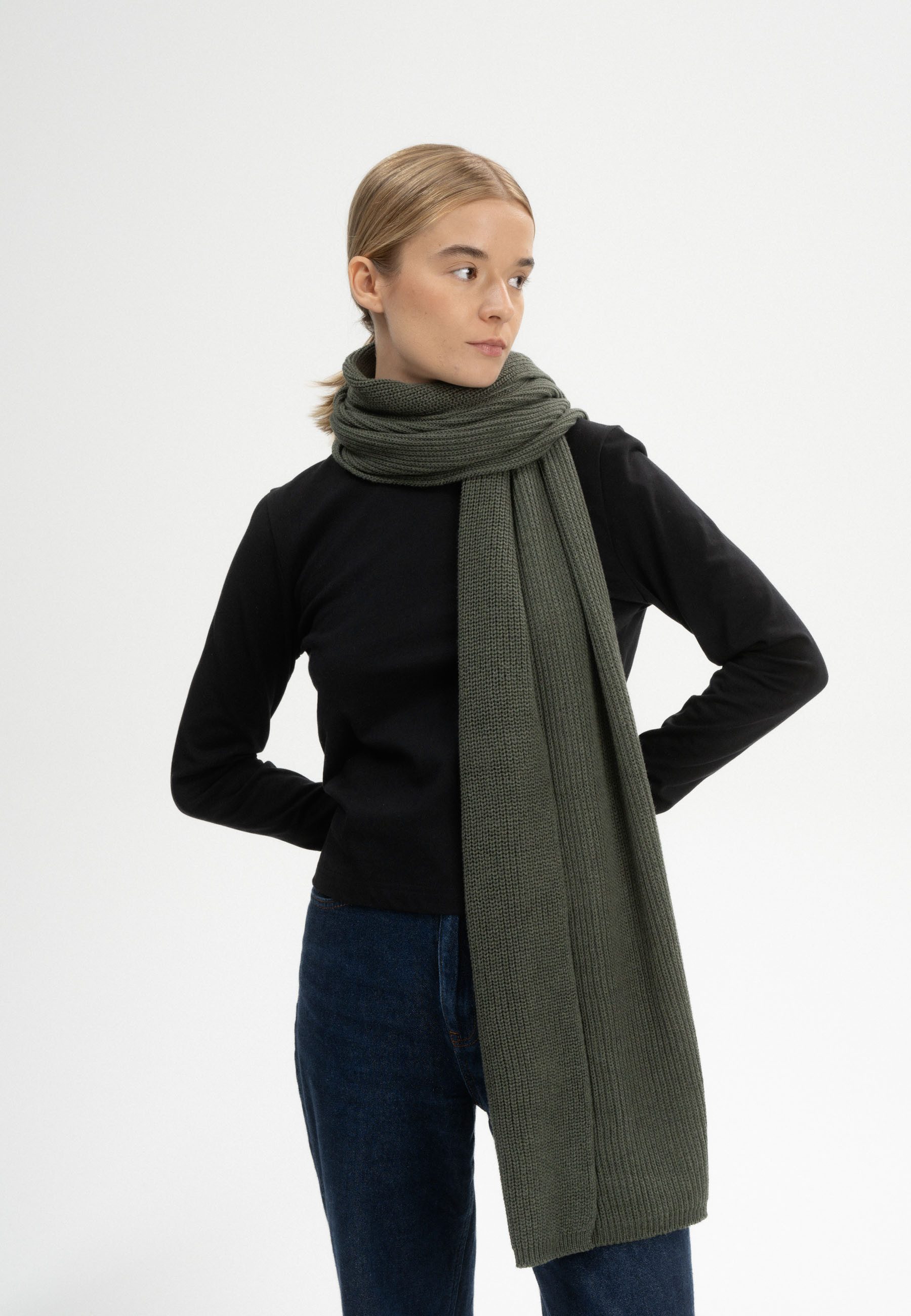 MELA Schal Unisex Rippstrick Schal NAGNA günstig online kaufen