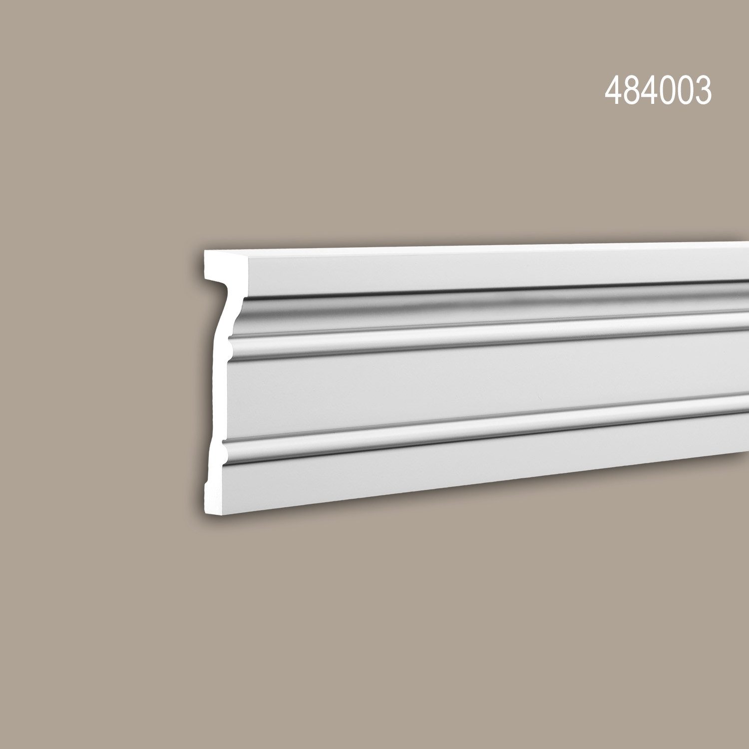 Profhome Zierleiste 484003 Gewände Fassadenprofil Stuckleiste Fassadenelement 2,3 m, kleben, Polyurethan Hartschaum, 1-St., 1 x Stuckleiste, Gewände Fassadenleiste Stuckleiste Außenstuck Profilleiste 2,3 Meter