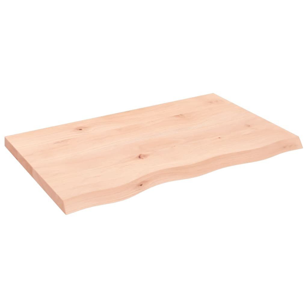Waschtisch 80 x 50 x 4 cm Waschtischplatte 80x50x4 cm Massivholz Unbehandelt