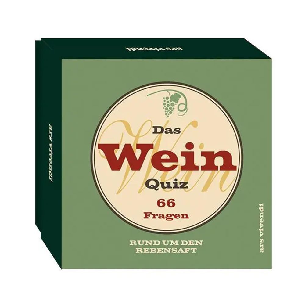 ars vivendi Spiel Wein-Quiz (Neuauflage)