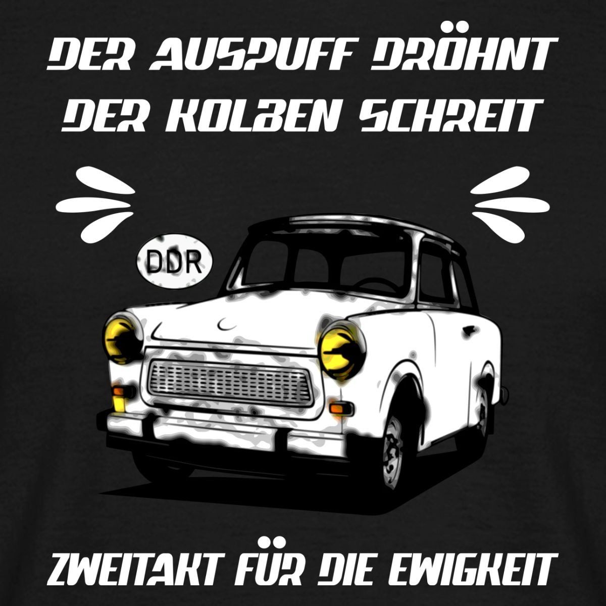 Spreadshirt T-Shirt Zweitakt Für Die Ewigkeit, Auto Männer T-Shirt (1-tlg)