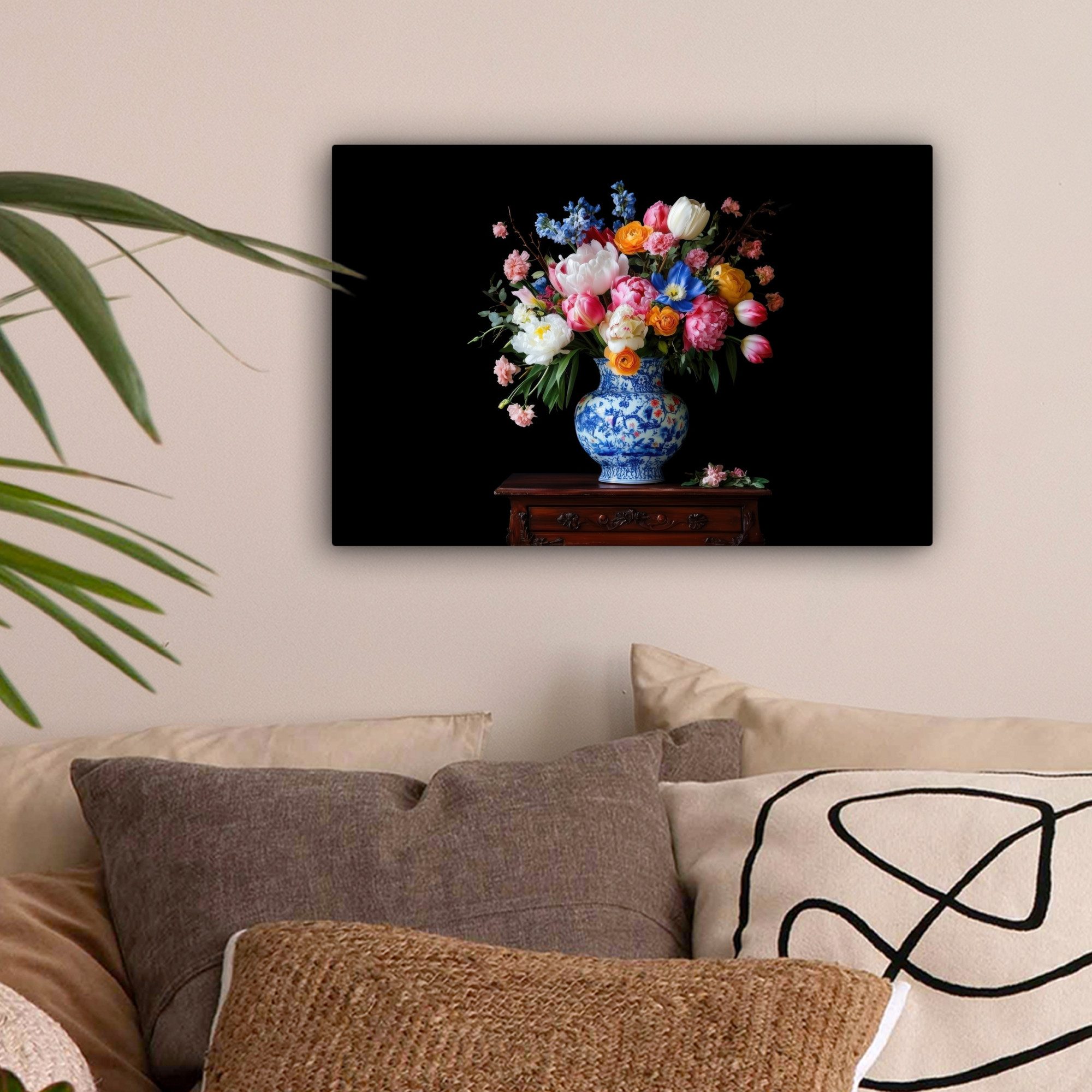 OneMillionCanvasses® Leinwandbild Rosen - Blumen - günstig online kaufen