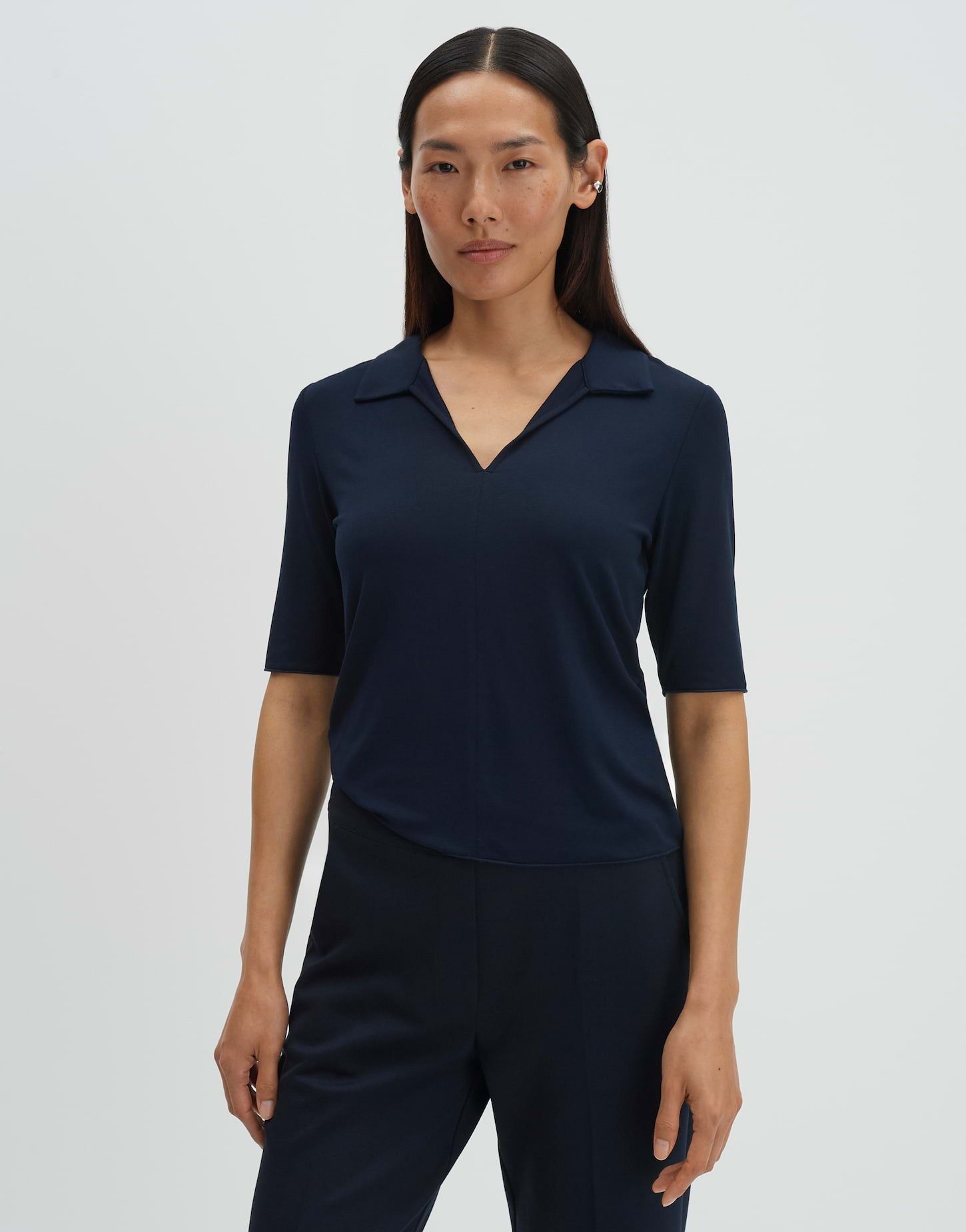 someday Poloshirt Kirosa polo Basicshirt aus Jersey mit Polokragen