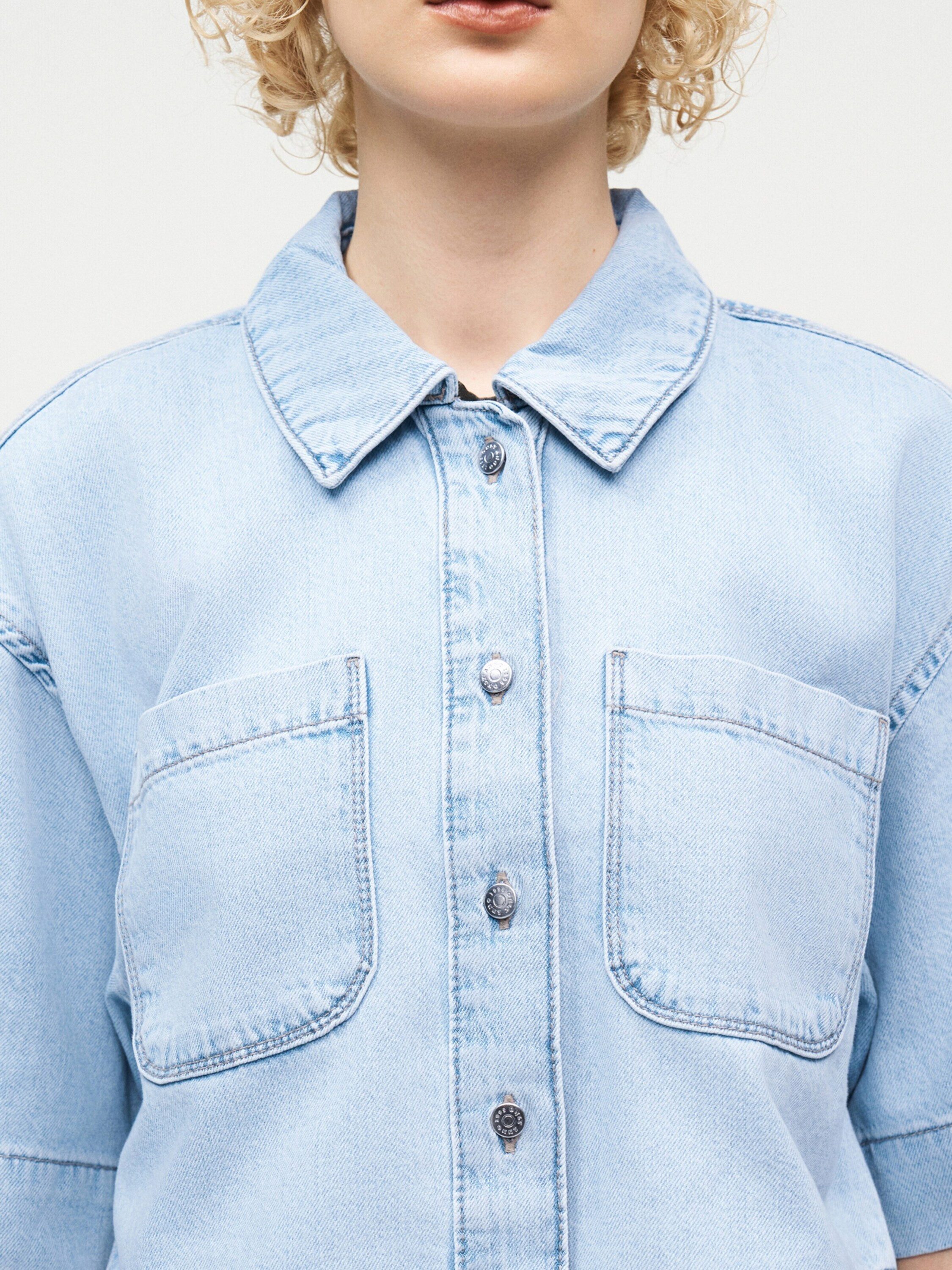 ONLY Kurzarmbluse ONLCleo (1-tlg) Plain/ohne Details – Bild 5 von 5