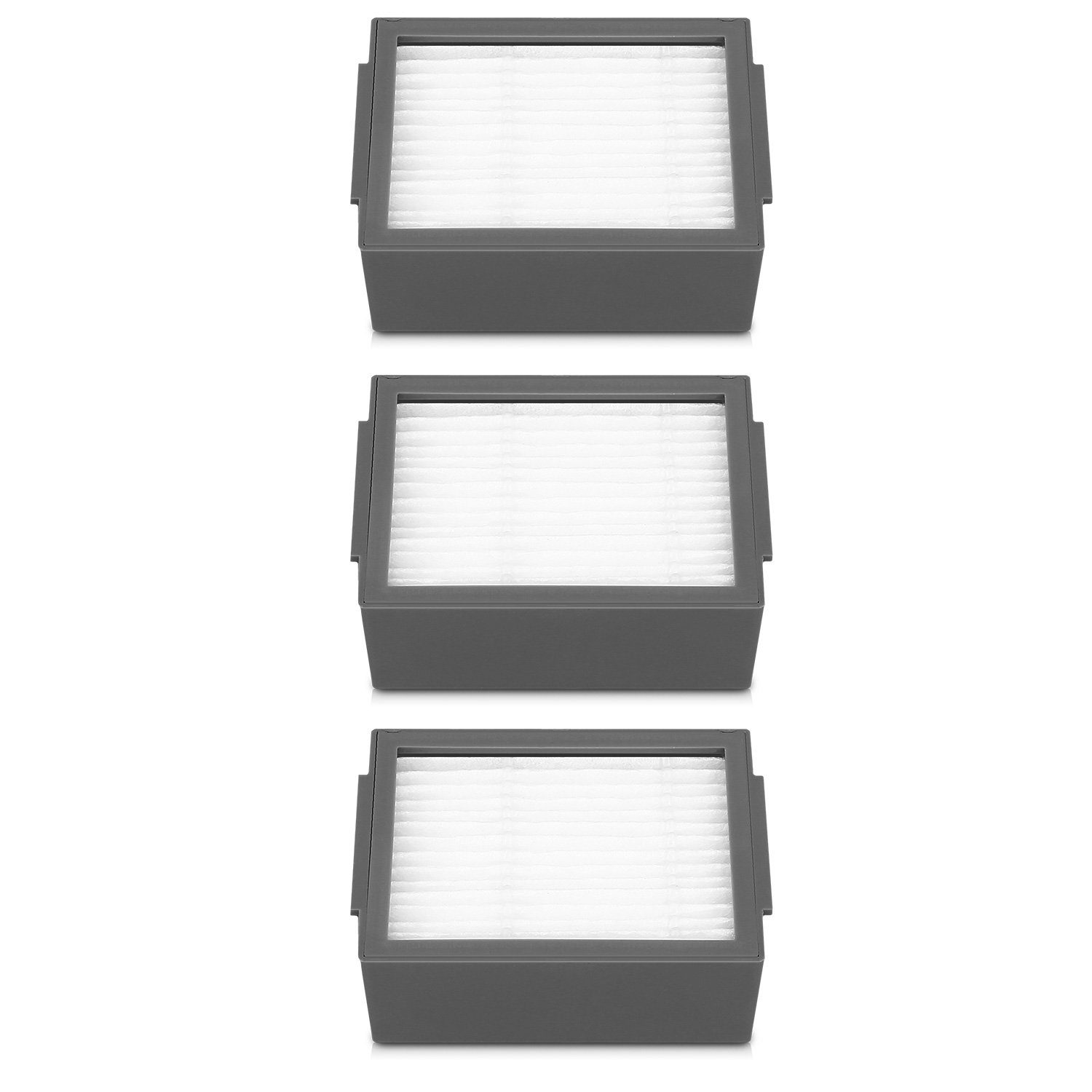kwmobile Bodenstaubsauger Filter Set für iRobot Roomba e/i Serie - 3x Hochleistungsfilter, Filter 3er Set für iRobot Roomba e/i Serie – Bild 5 von 5