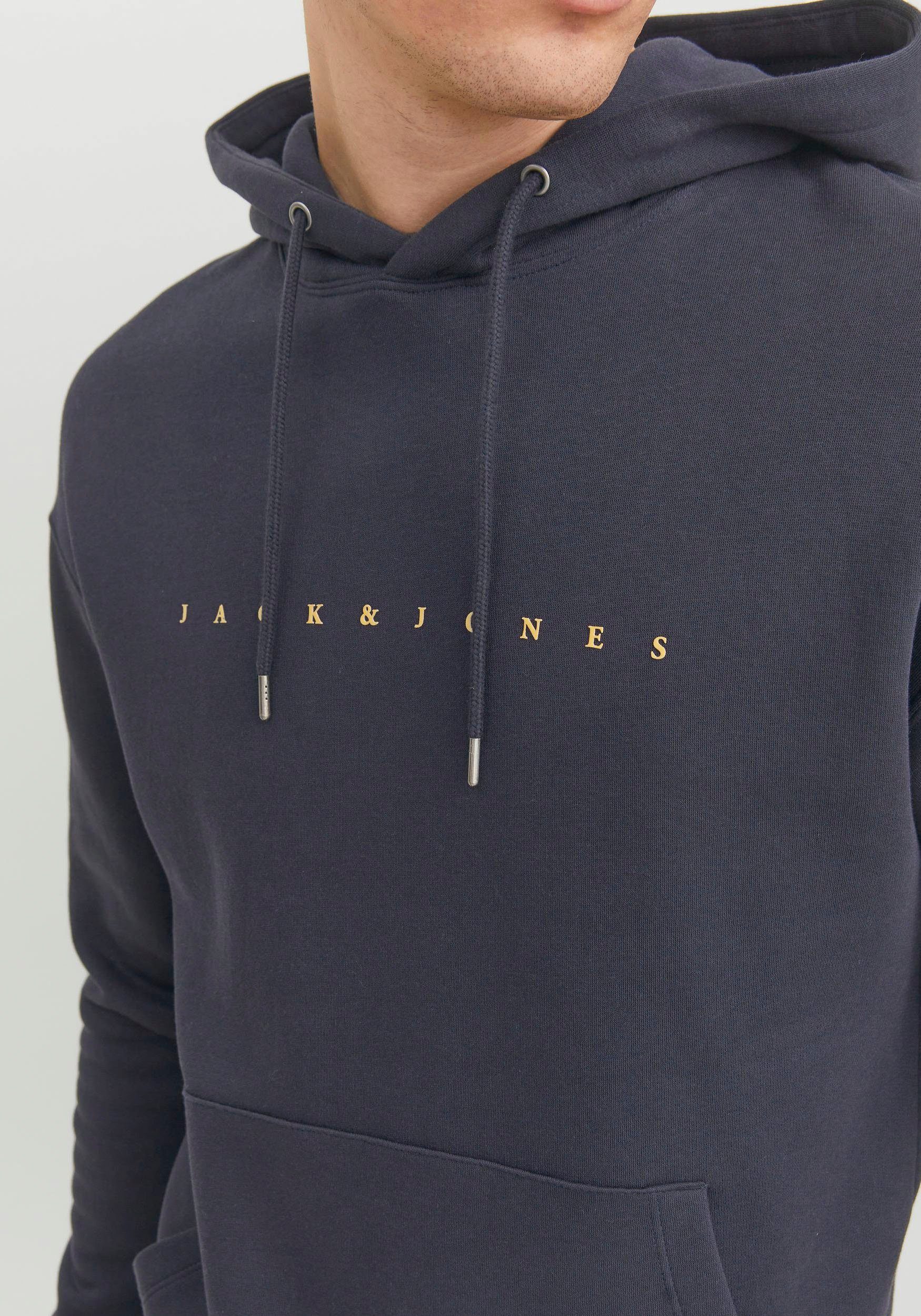 Jack & Jones Kapuzensweatshirt JJESTAR mit 3D-Print und Kapuze für vielseitige Anlässe Baumwollmischung, relaxed fit