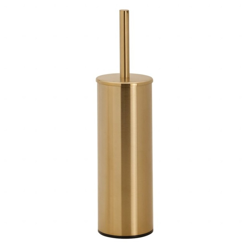 BRILLANTBAD® WC-Garnitur BABLO WC-Bürstengarnitur Messing Gold matt für Bad & WC >> Bohren