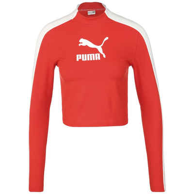 PUMA Longsleeve T7 Cropped Slim Longsleeve Damen