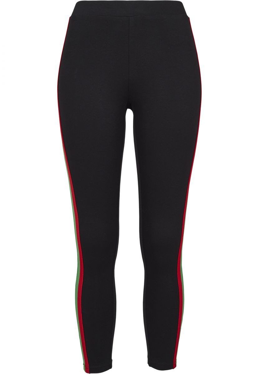 URBAN CLASSICS Leggings Ladies 3-Tone Tape Leggings XS bis XL
