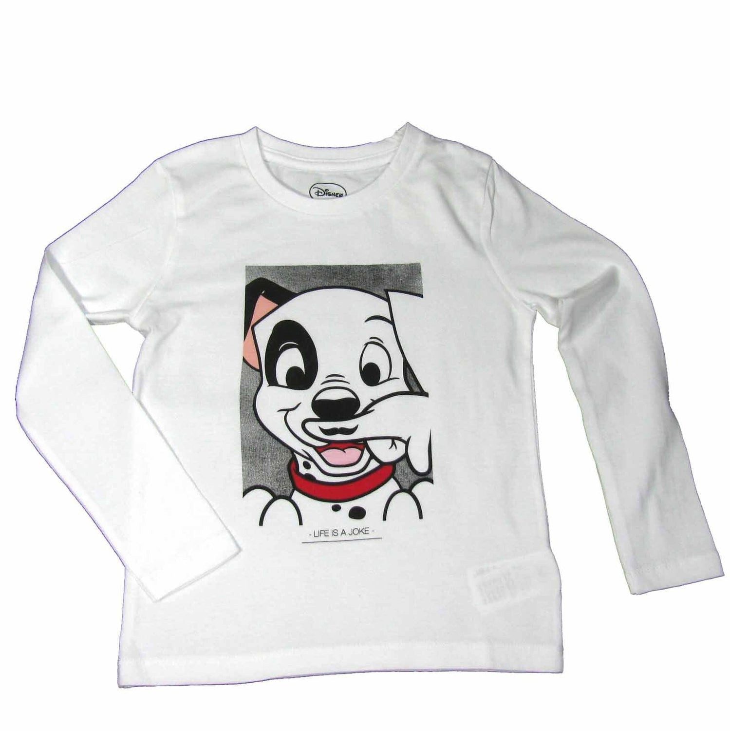 ELEVEN PARIS Langarmshirt LITTLE Eleven Paris Langarmshirt Dalmatiner weiß Moustache ©DISNEY