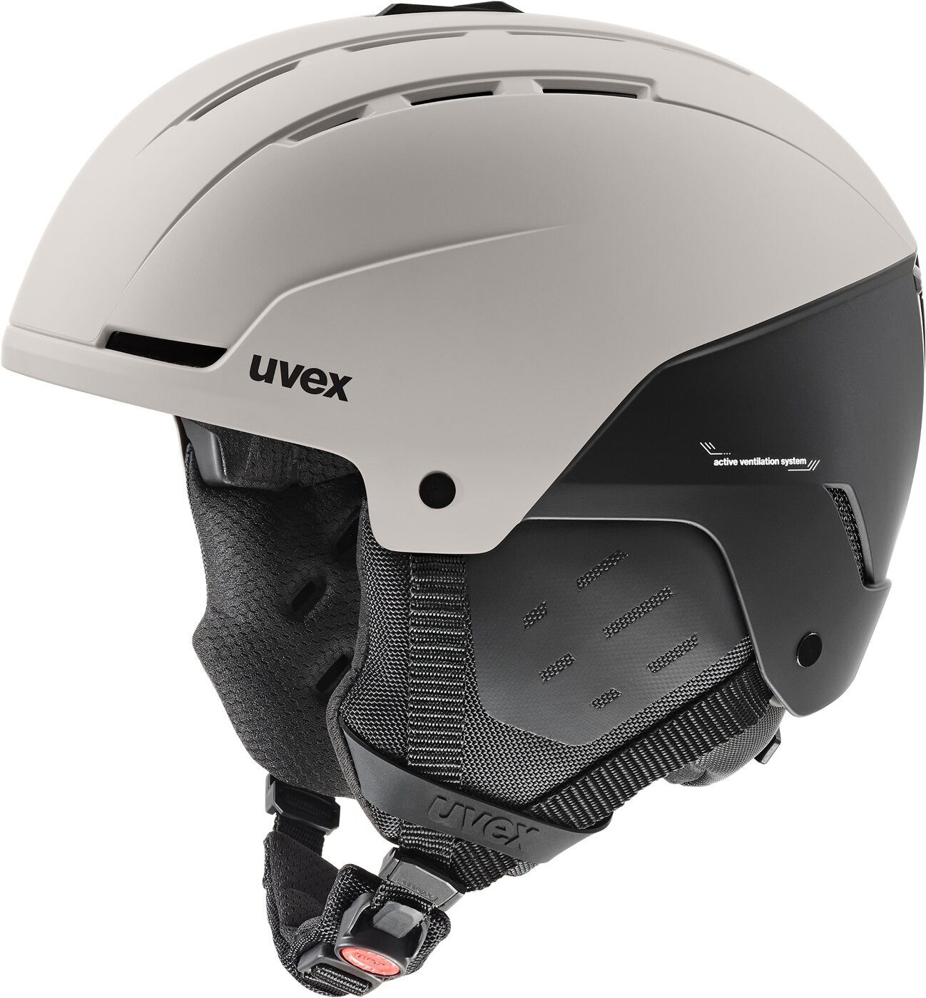 Uvex Skihelm uvex stance WARM GREY-BLACK MATT