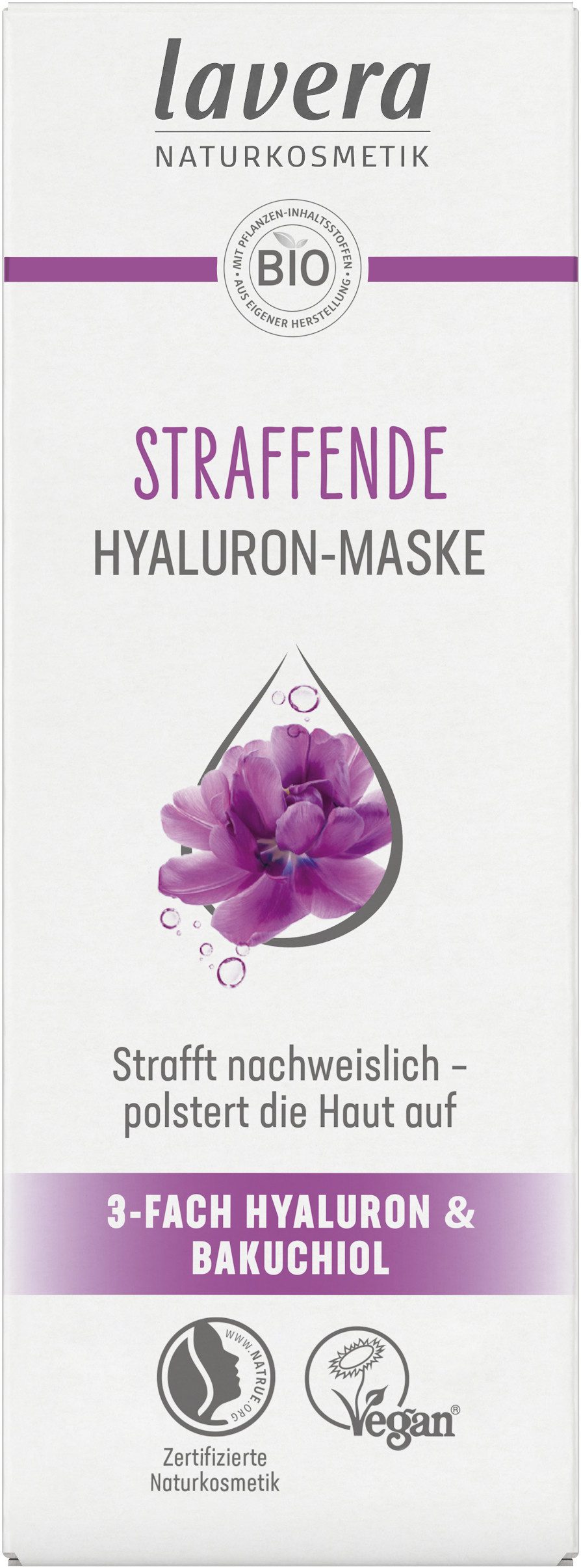 lavera Gesichtsmaske Straffende Hyaluron-Maske, 1-tlg.