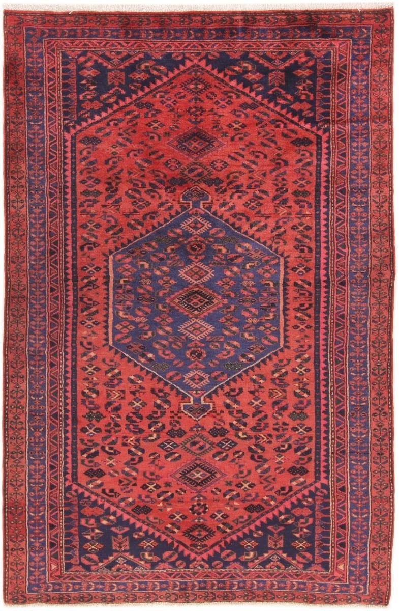 Orientteppich Nain mm rechteckig, 10 Handgeknüpfter Perserteppich, Khamseh Orientteppich Höhe: Trading, / 124x189