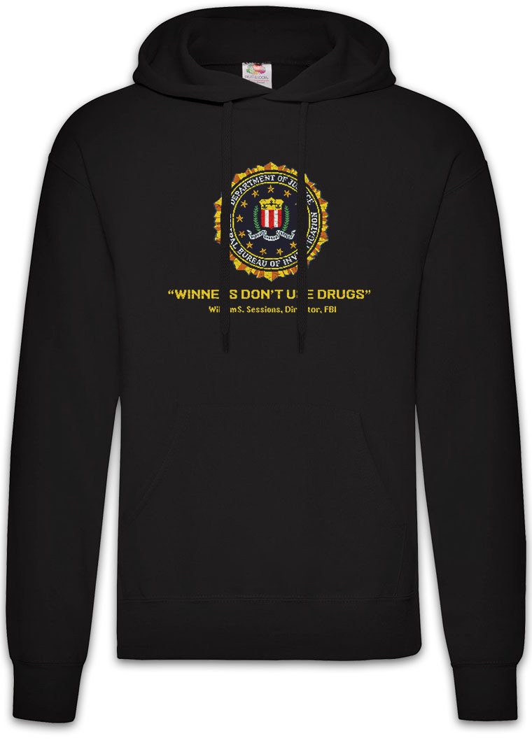 Hoodie Arcade Winners Don't Use Drugs Herren Hoodie 80s Vintage Retro Game