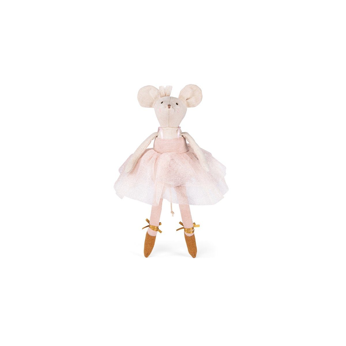 Moulin Roty Puppenkleiderschrank Schrankkoffer Tutu Kleiderschrank Stofftier Maus Ballerina