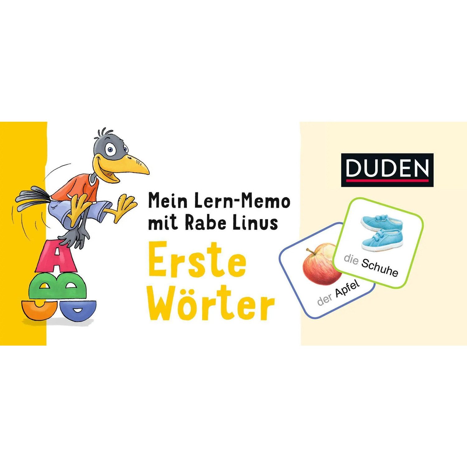 Duden Spiel Mein Lern-Memo mit Rabe Linus - Erste Wörter